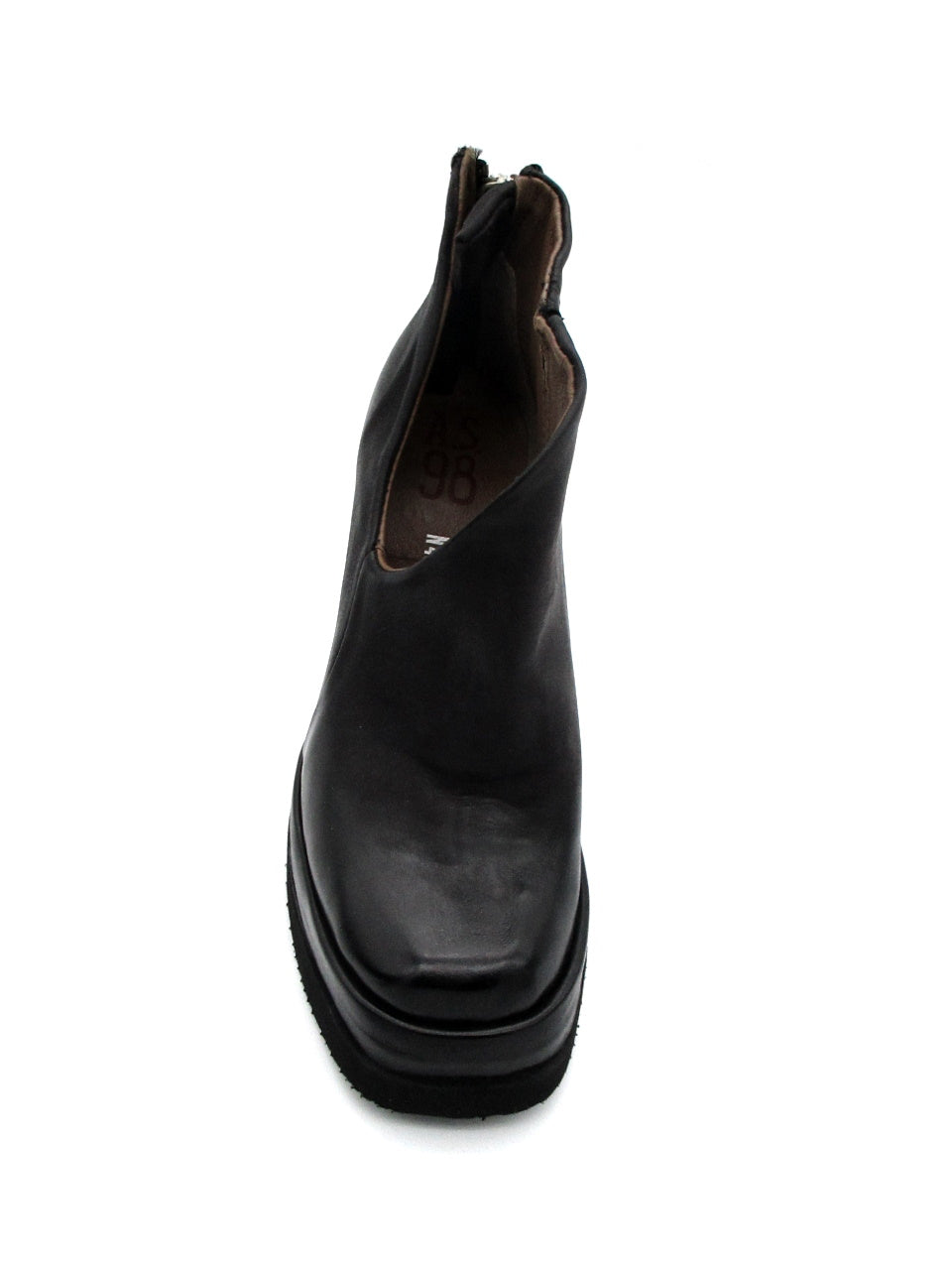 Stivaletto in pelle donna As98 A53204 Black