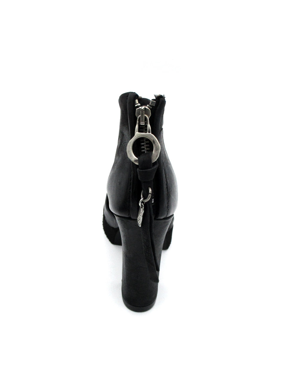 Stivaletto in pelle donna As98 A53204 Black