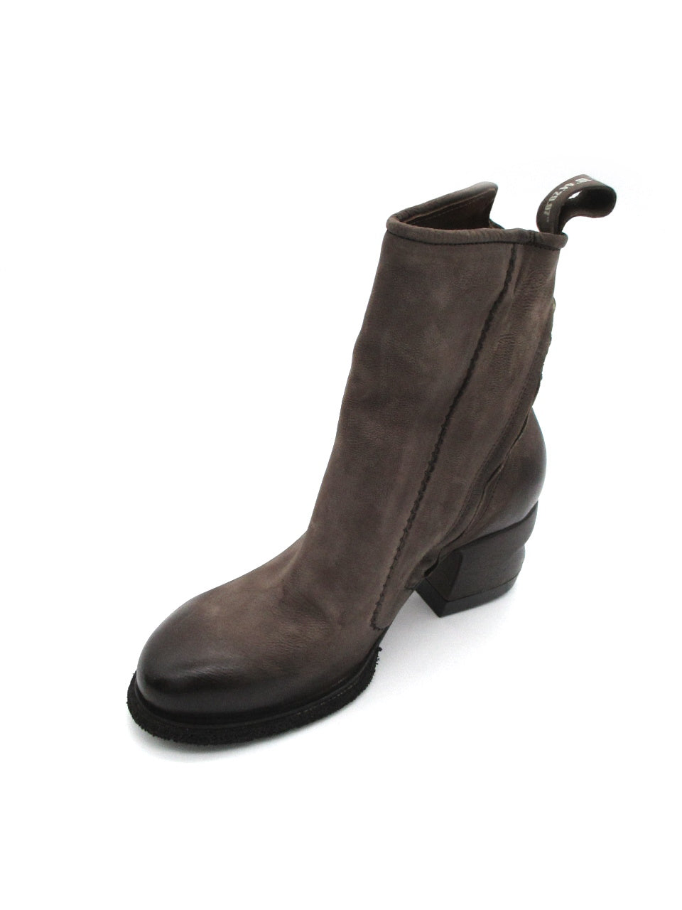 Women's leather ankle boot As98 B01202 Dark