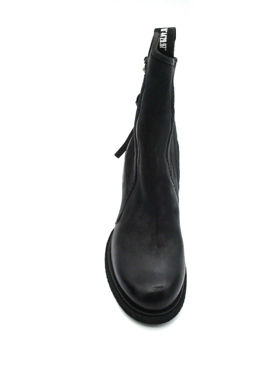 As98 B01202 Black women's leather ankle boot