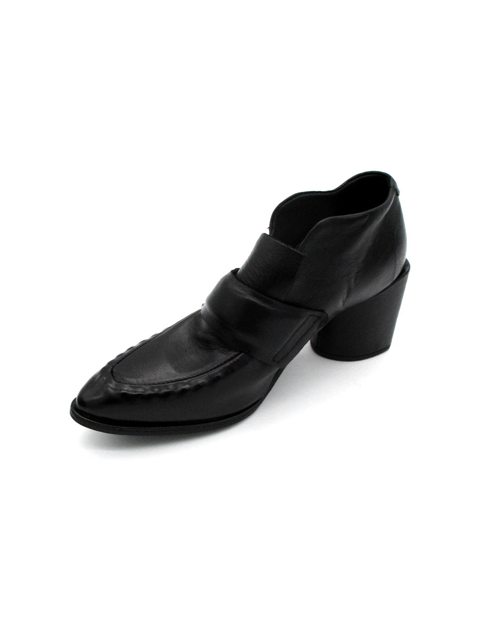 Stivaletto in pelle donna As98 A98104 Black