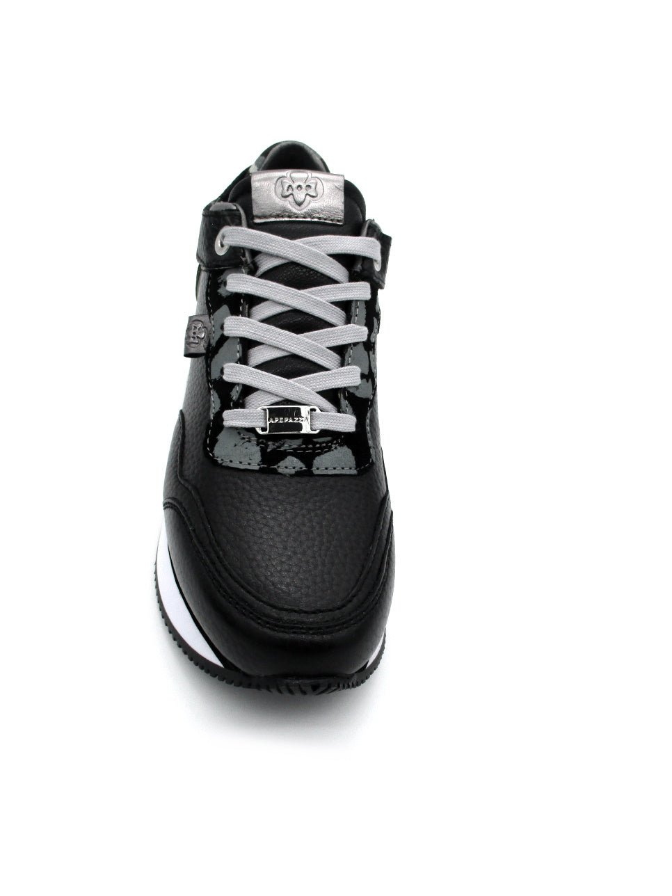 Sneaker donna APEPAZZA Megan Black/Pewter