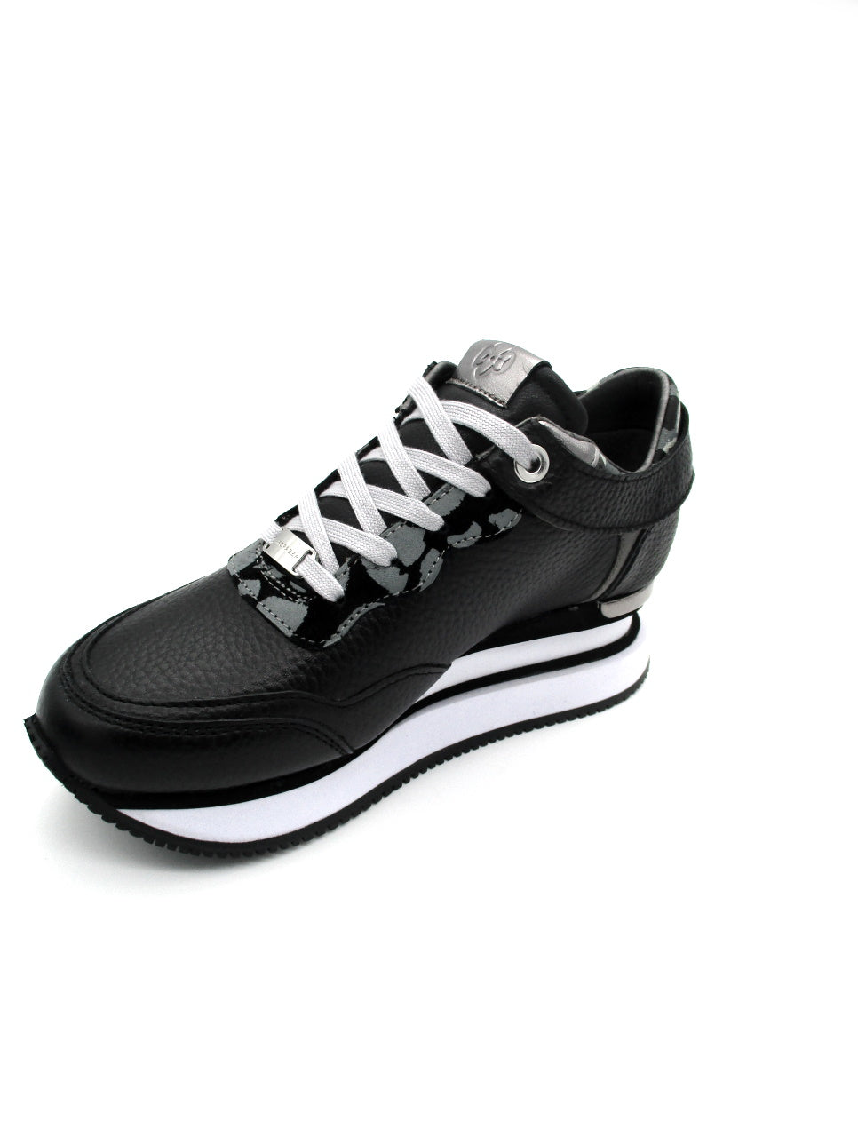 Sneaker donna APEPAZZA Megan Black/Pewter