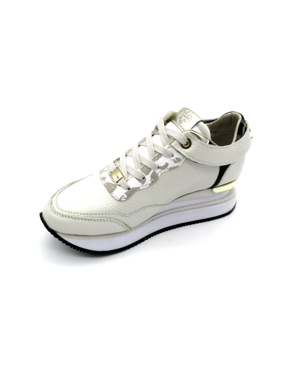 Sneaker donna APEPAZZA Megan White/Platino