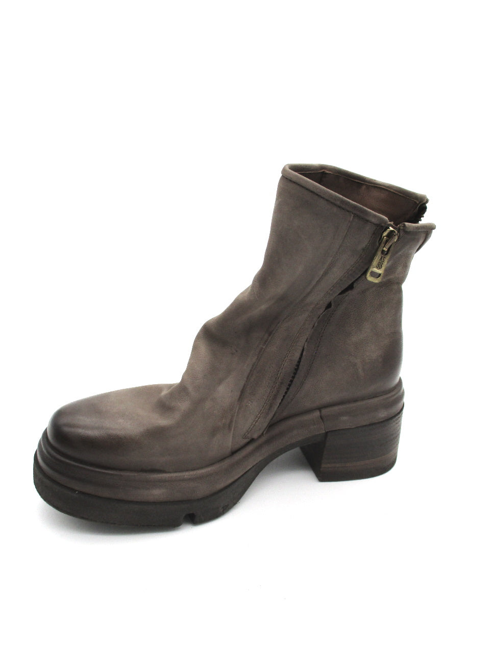 Stivaletto in pelle donna As98 A89208 Fango