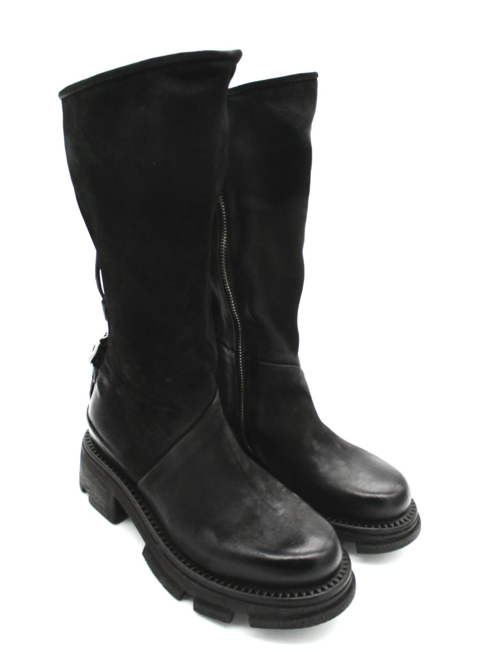 Stivale in pelle donna As98 A94307 Black
