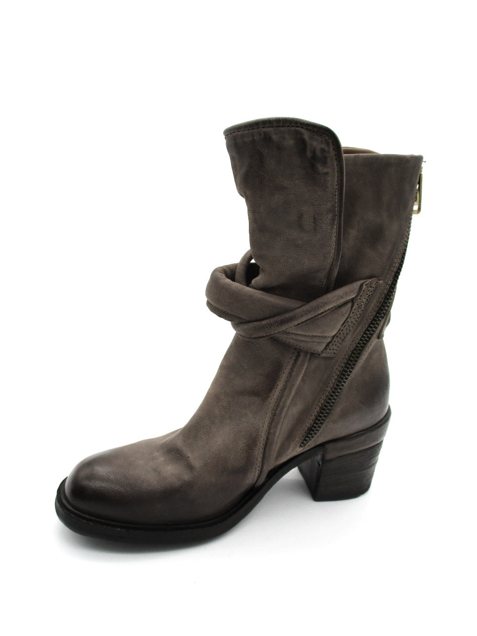 Stivaletto in pelle donna As98 A24222 Fango