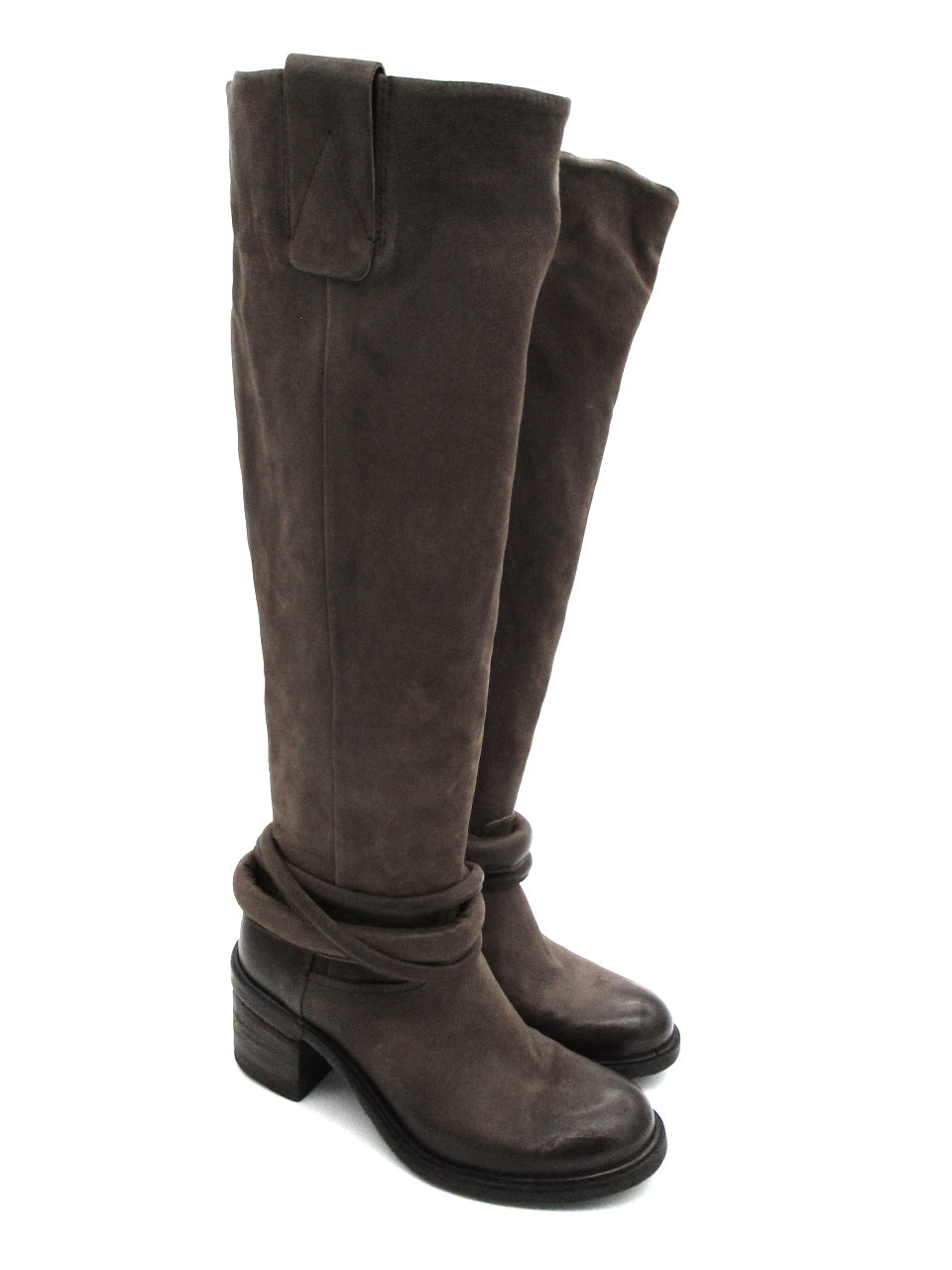 Stivale in pelle donna As98 A24319 Fondente