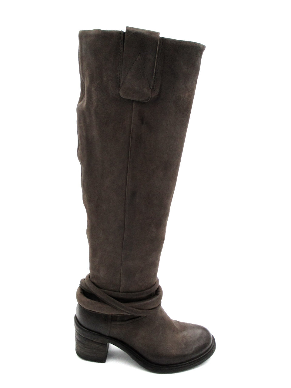 Stivale in pelle donna As98 A24319 Fondente