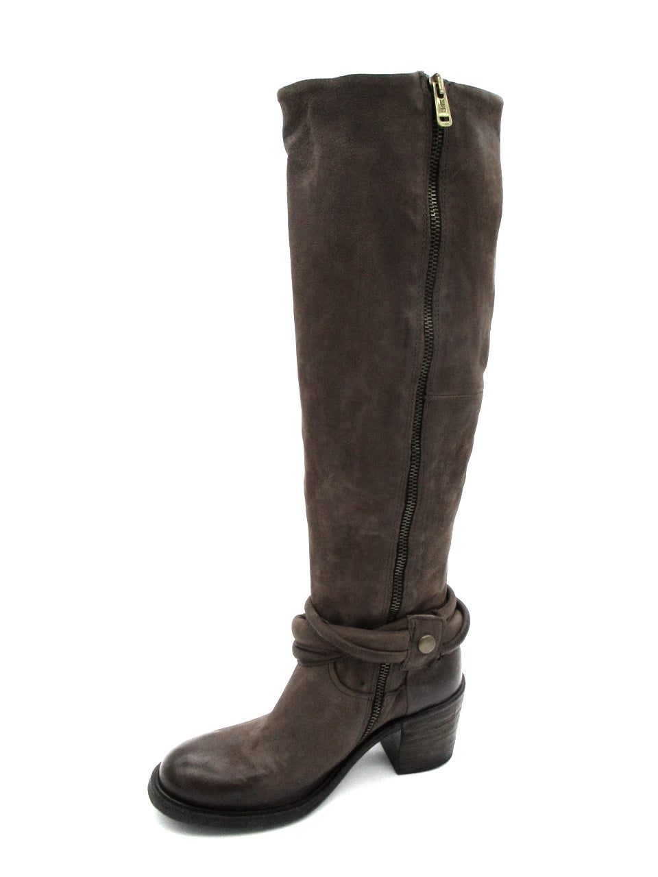 Stivale in pelle donna As98 A24319 Fondente