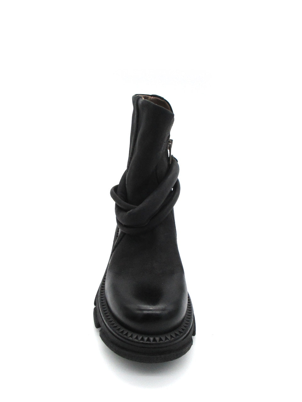 Stivaletto in pelle donna As98 A94202 Black