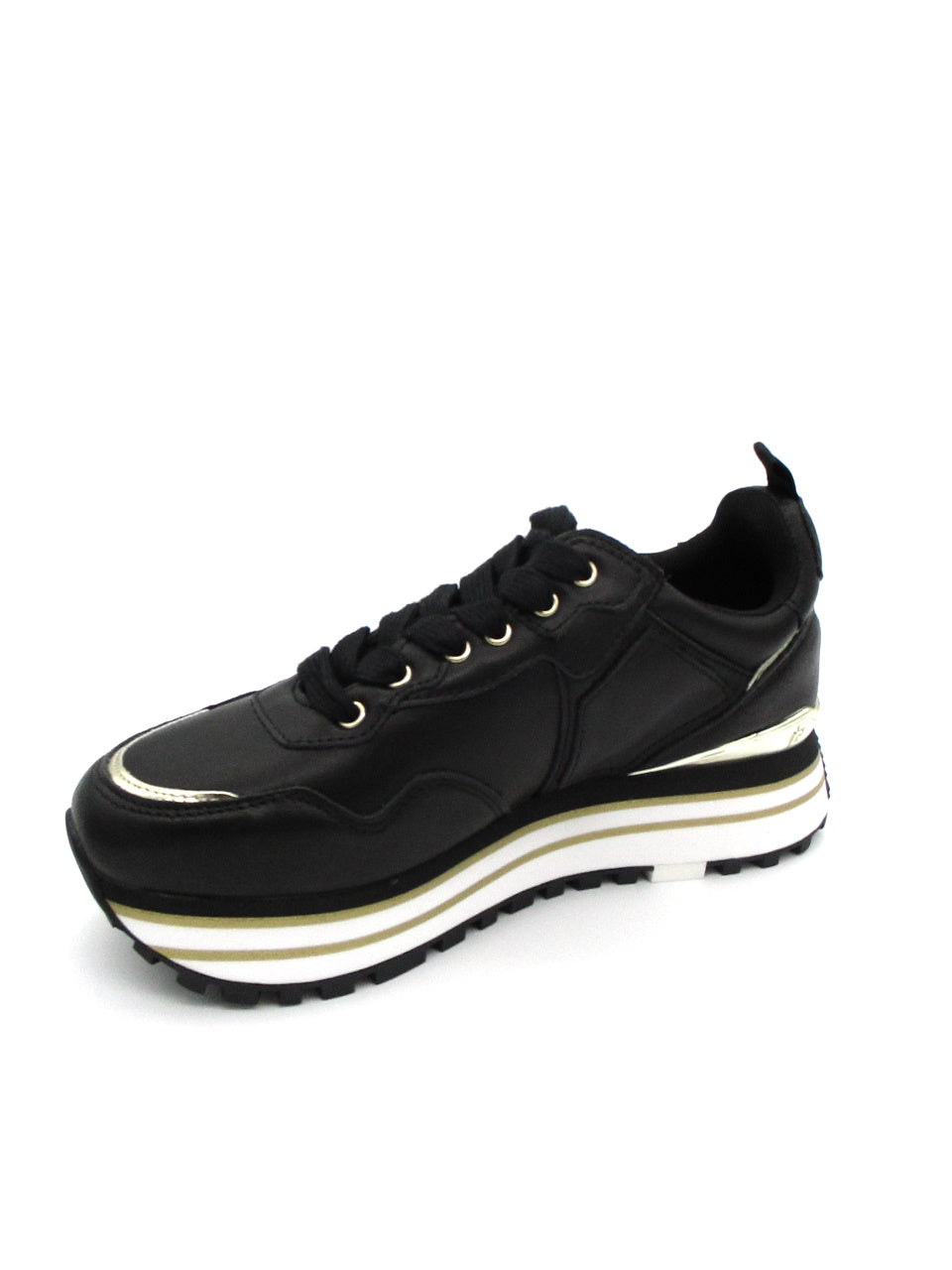 Sneaker pelle LIU JO Maxi Wonder 01 Black