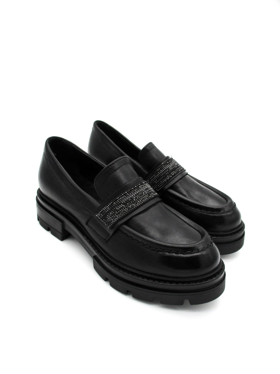 Mocassino pelle donna MJUS M79163 nero