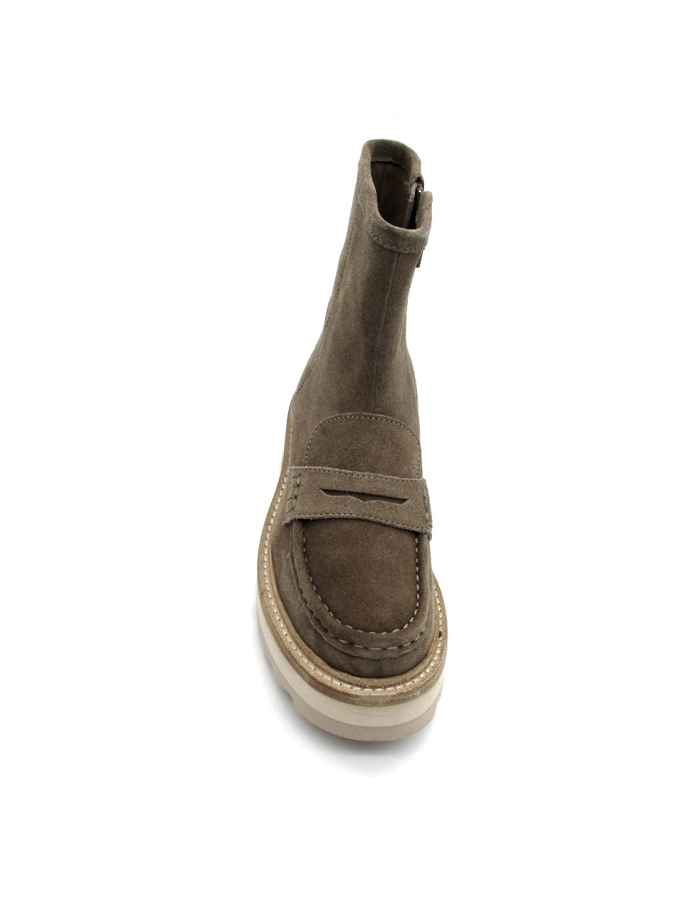 Stivaletto Clementine camoscio donna Apepazza Tortora
