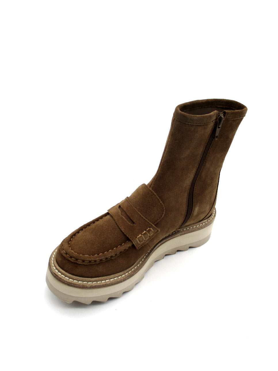 Stivaletto Clementine camoscio donna Apepazza Cuoio