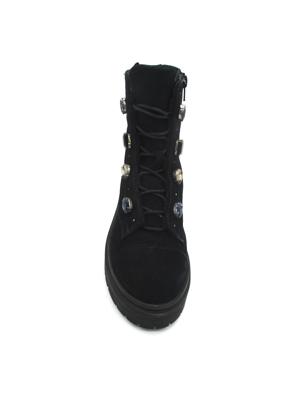 Anfibio camoscio donna Apepazza Camy dusty blu