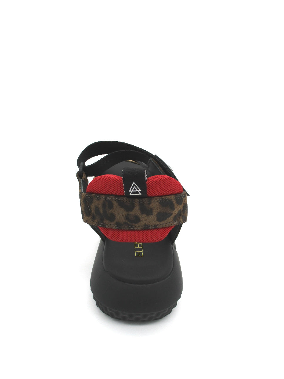 Sandalo pelle donna ELENA IACHI E1845 Nero Bronzo