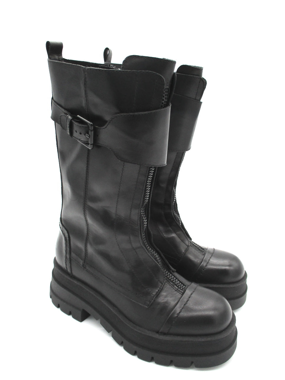 Anfibio pelle donna BRUNO PREMI BE0803 Nero