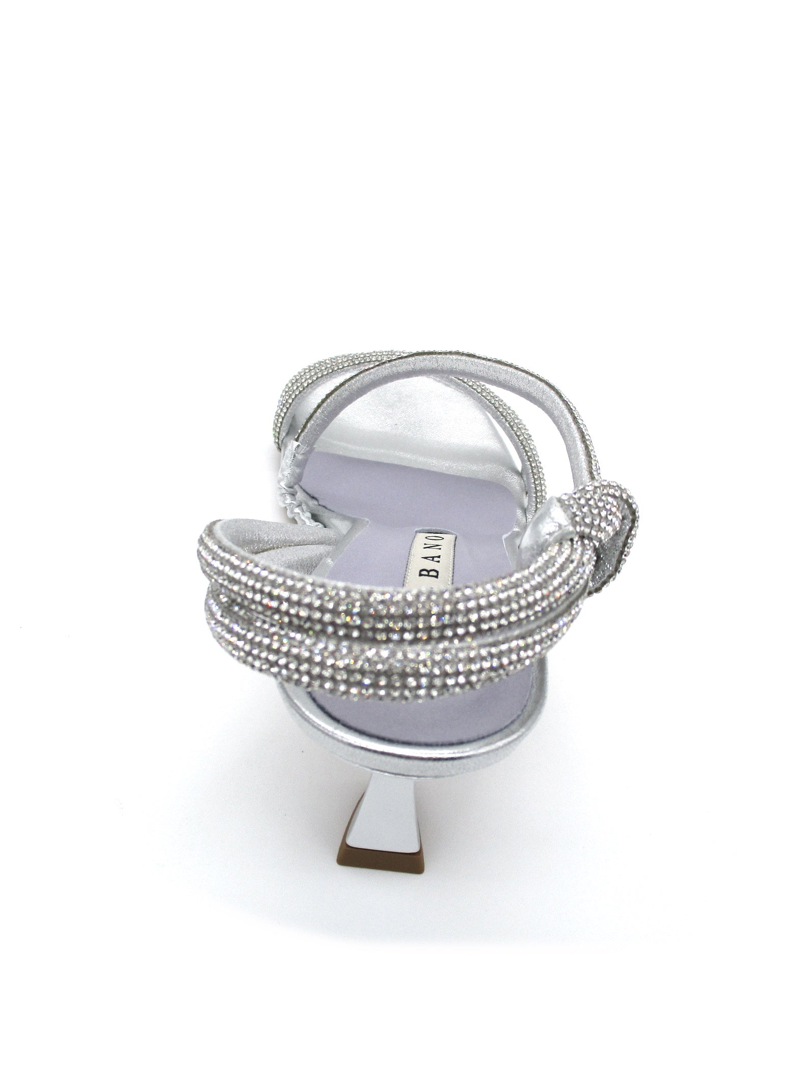 Sandalo donna 3264 Albano Strass Argento