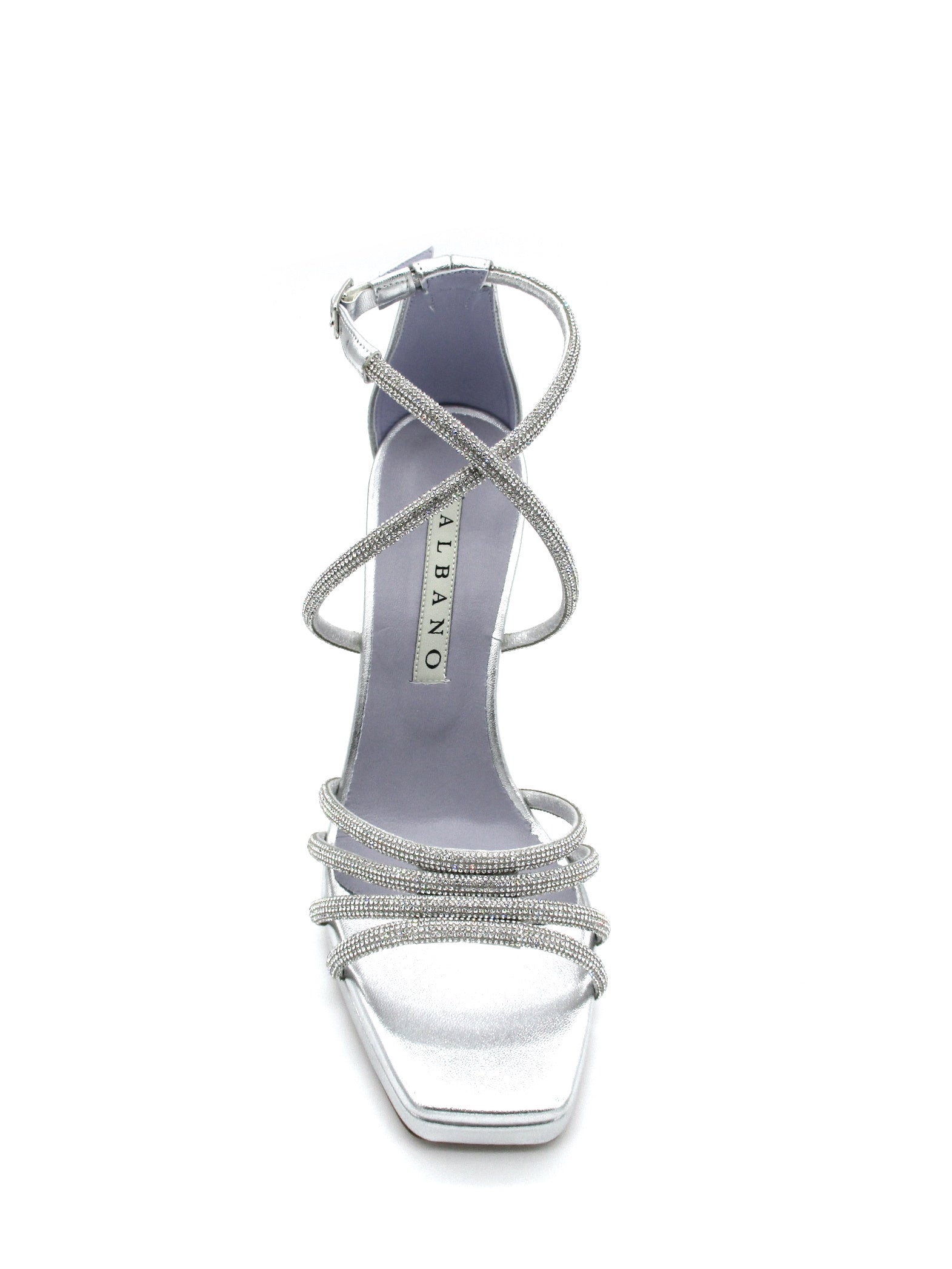 Sandalo donna 3265 Albano Metallizzato Argento