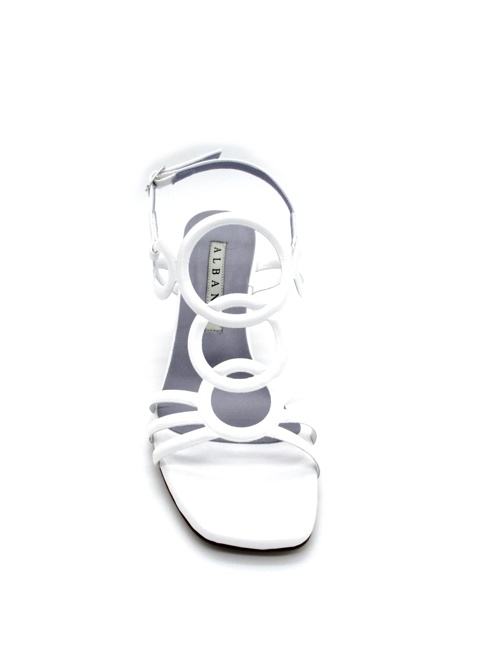 Sandalo donna 3227 Albano Vernice Bianco