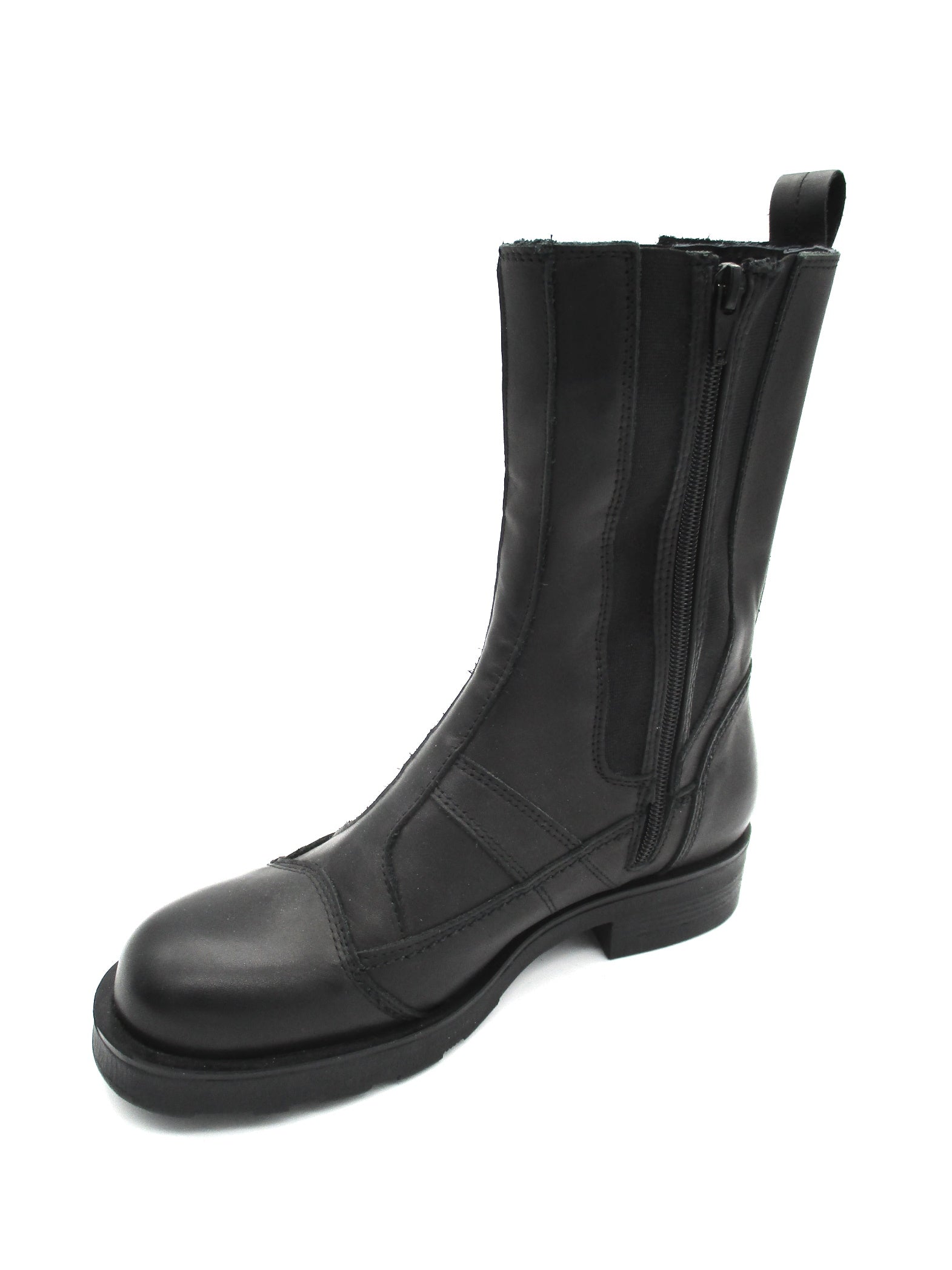 Stivaletto pelle donna OXS 190400 nero