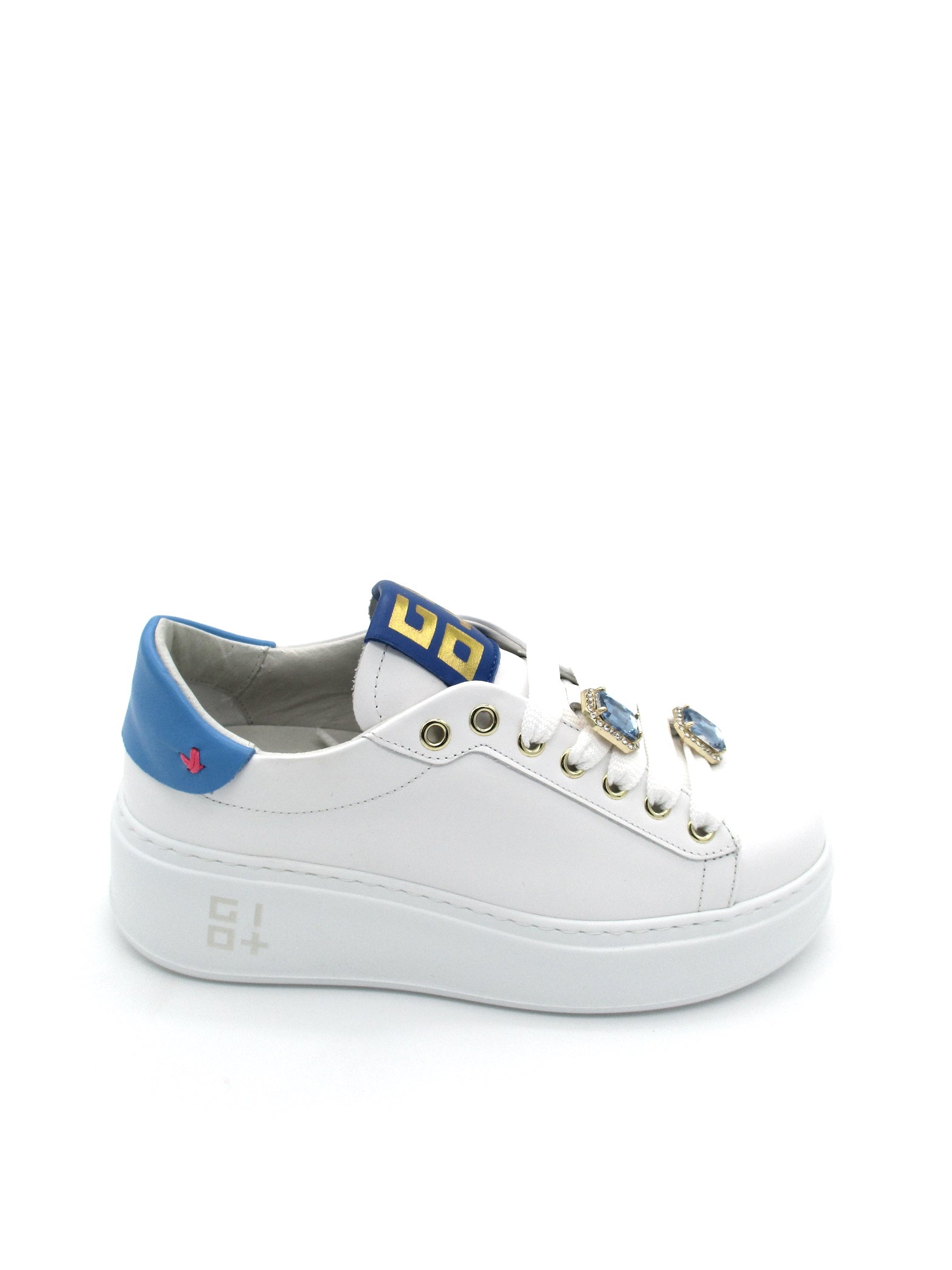 Sneaker pelle donna GIO+ PIA 38 combi Granchio bianca