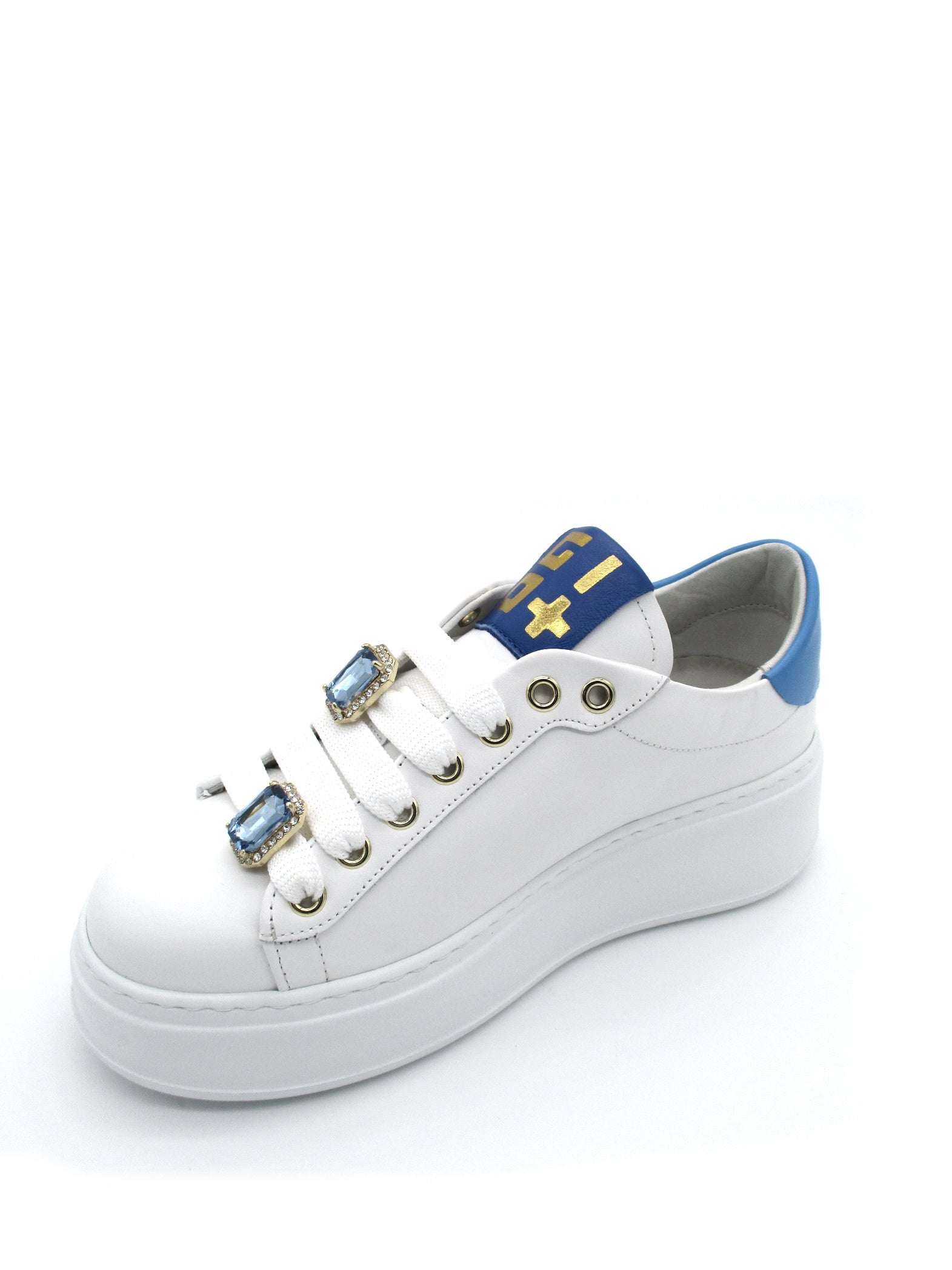 Sneaker pelle donna GIO+ PIA 38 combi Granchio bianca