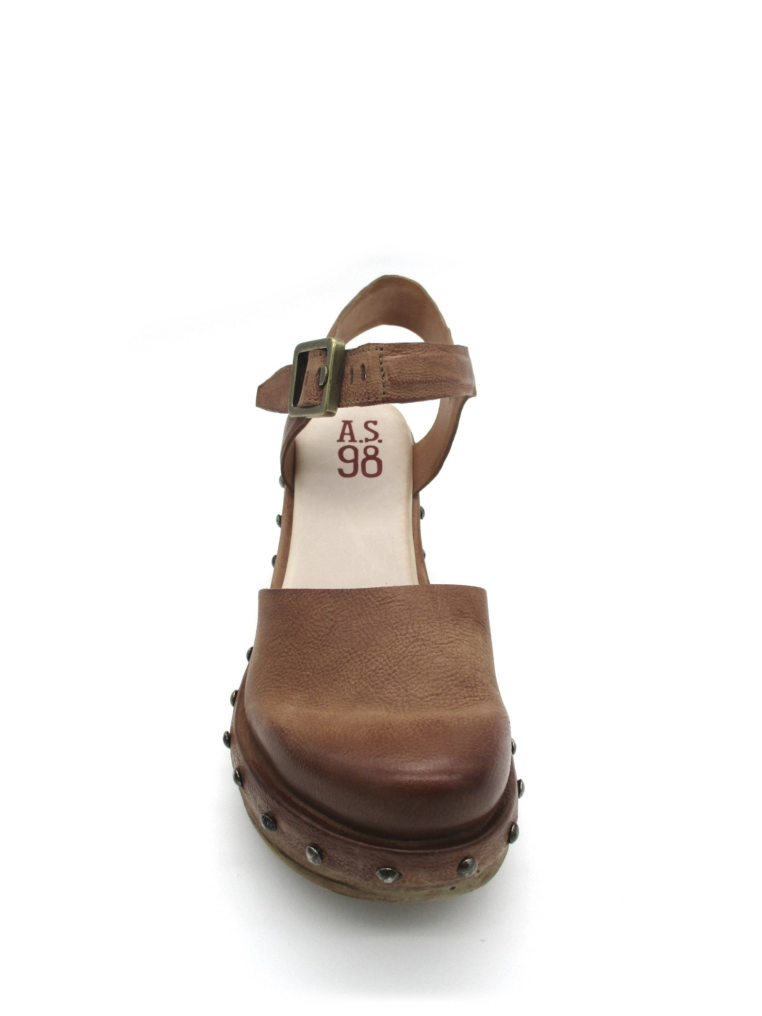 Sandalo in pelle donna As98 Cuoio - B13102 -