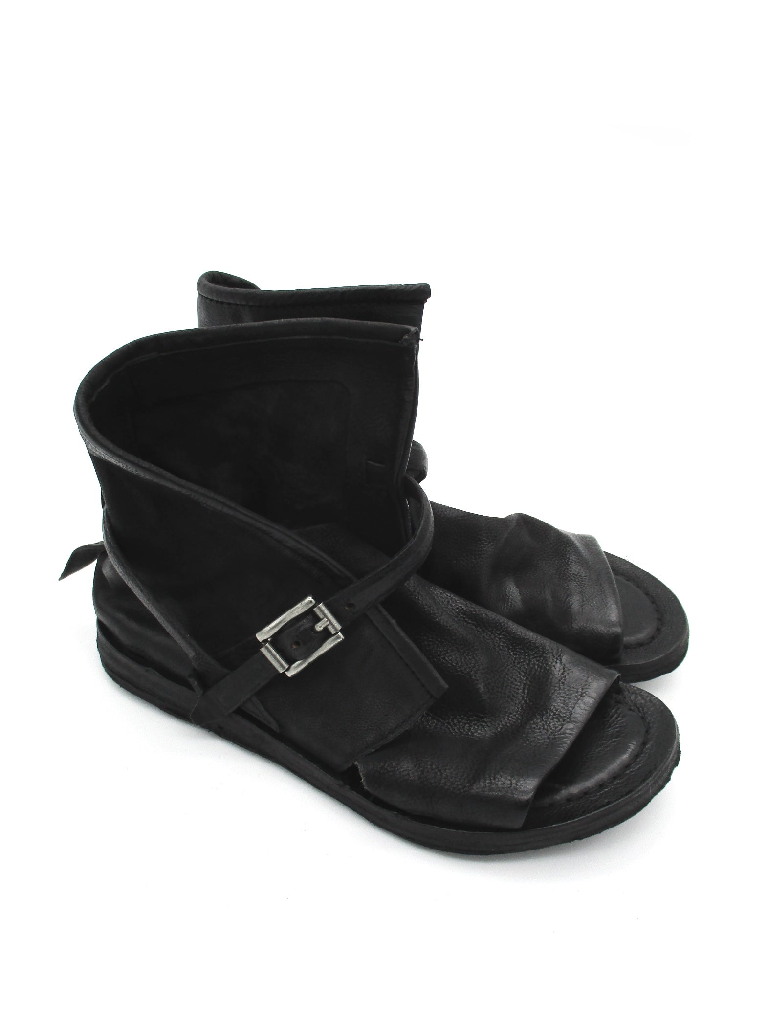 Sandalo in pelle donna As98 Nero - A16030 -