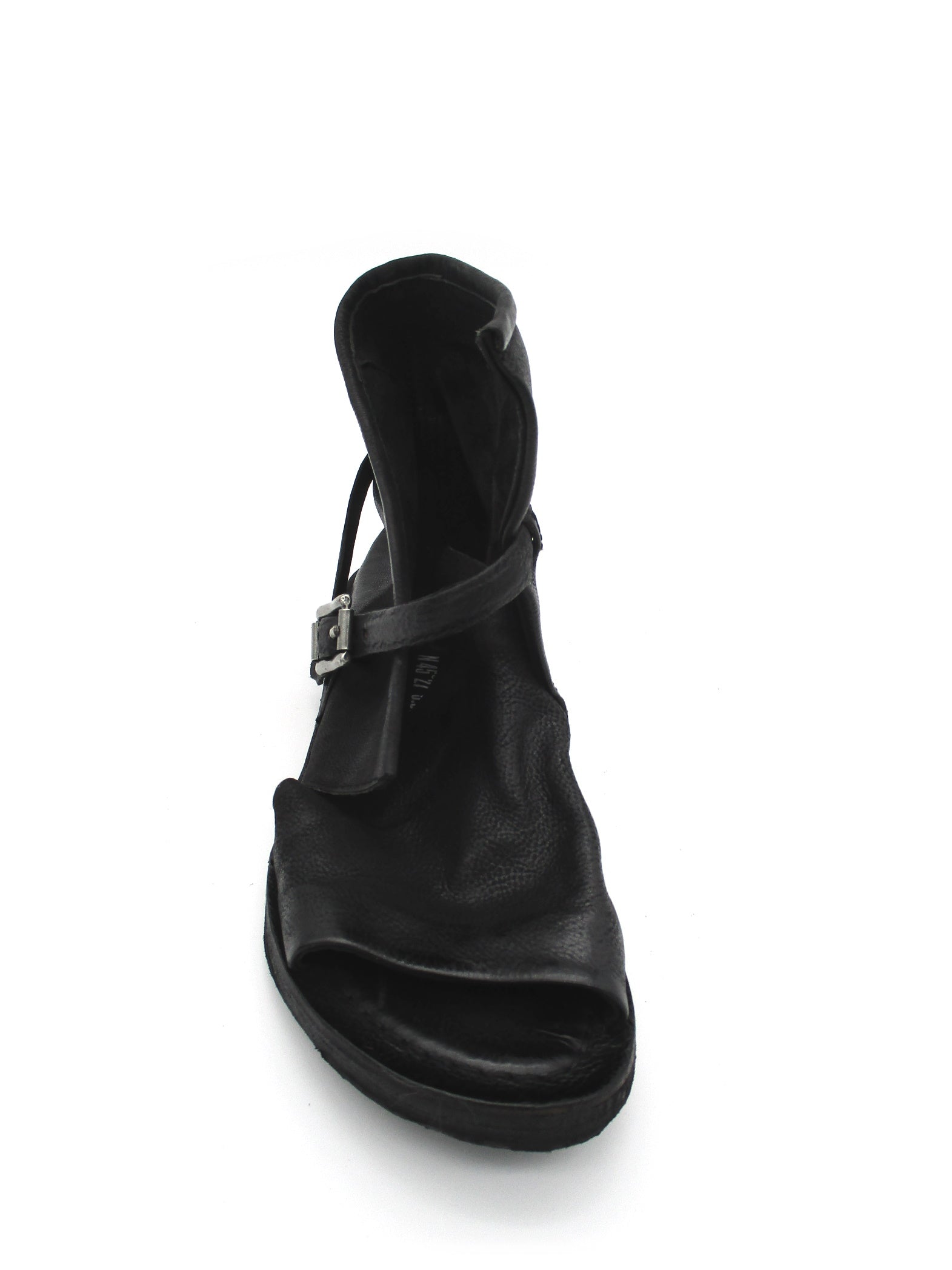 Sandalo in pelle donna As98 Nero - A16030 -