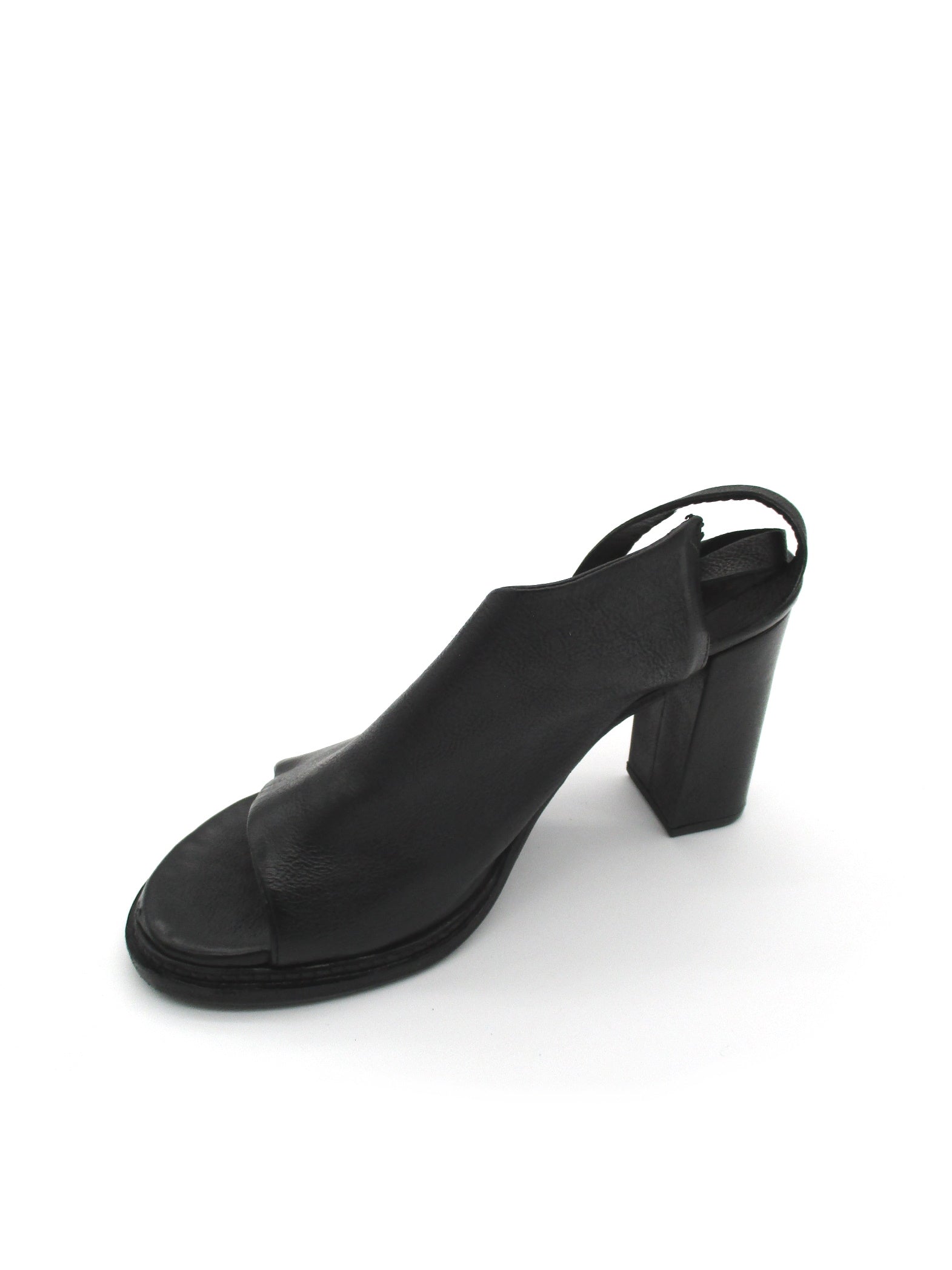 Sandalo in pelle donna As98 Nero - B40001 -