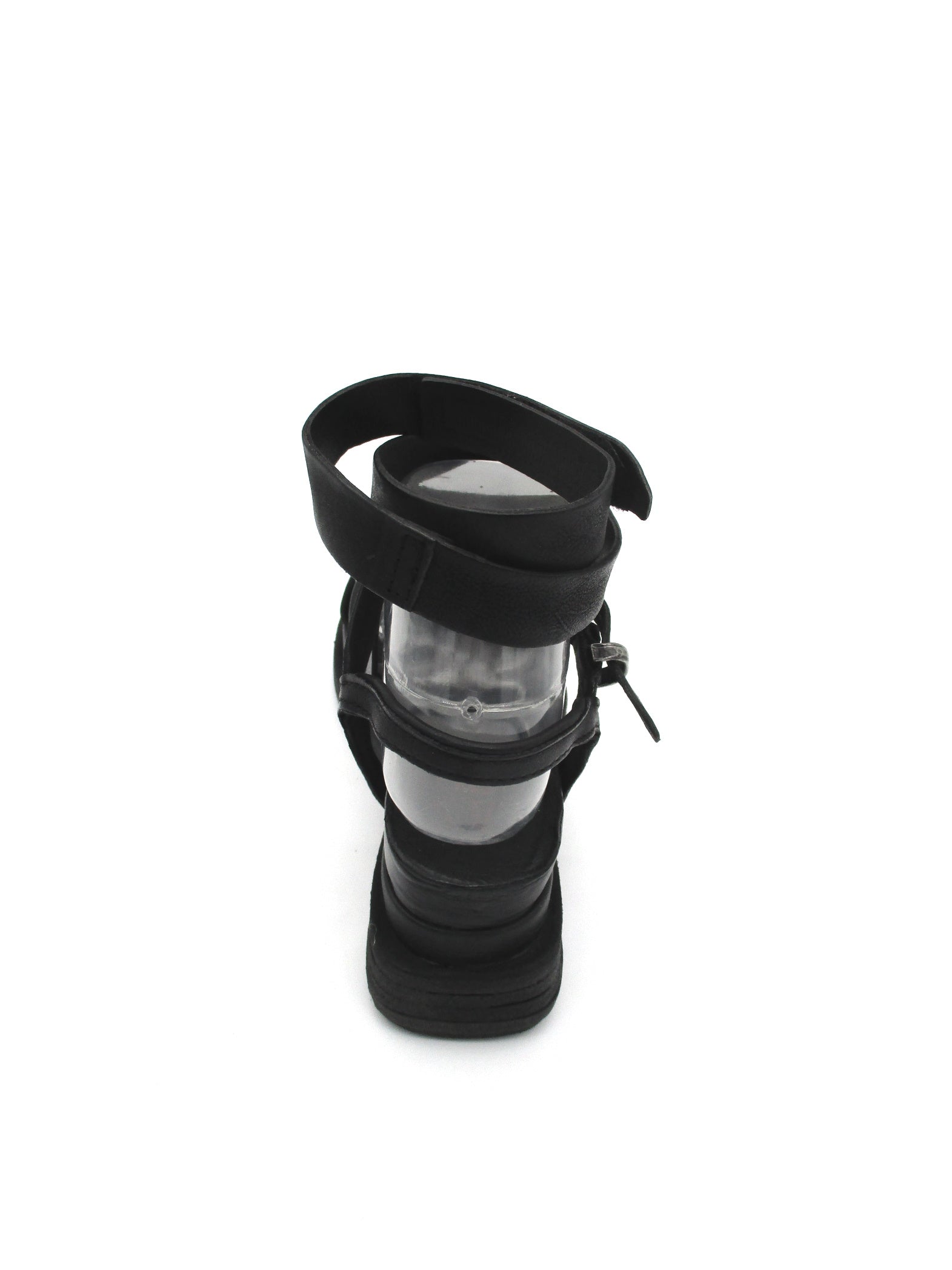 Sandalo in pelle zeppa donna As98 Lagos Black - A15006 -