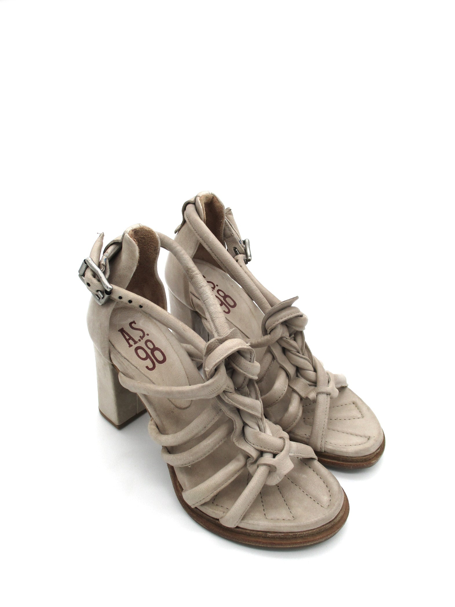 Sandalo in pelle donna As98 Berrix Dust - A85002 -