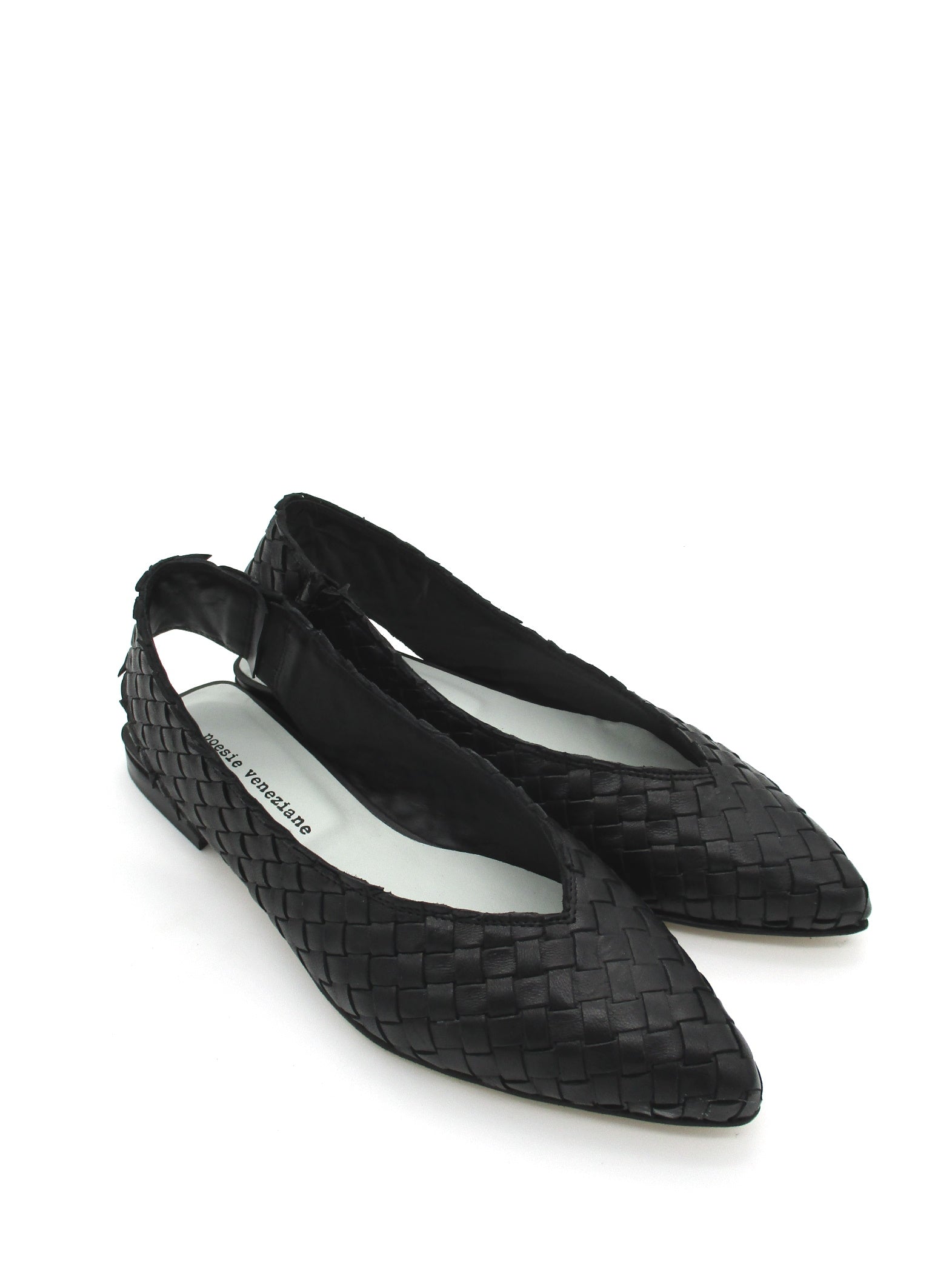 Décolleté pelle donna Poesie Veneziane Nero