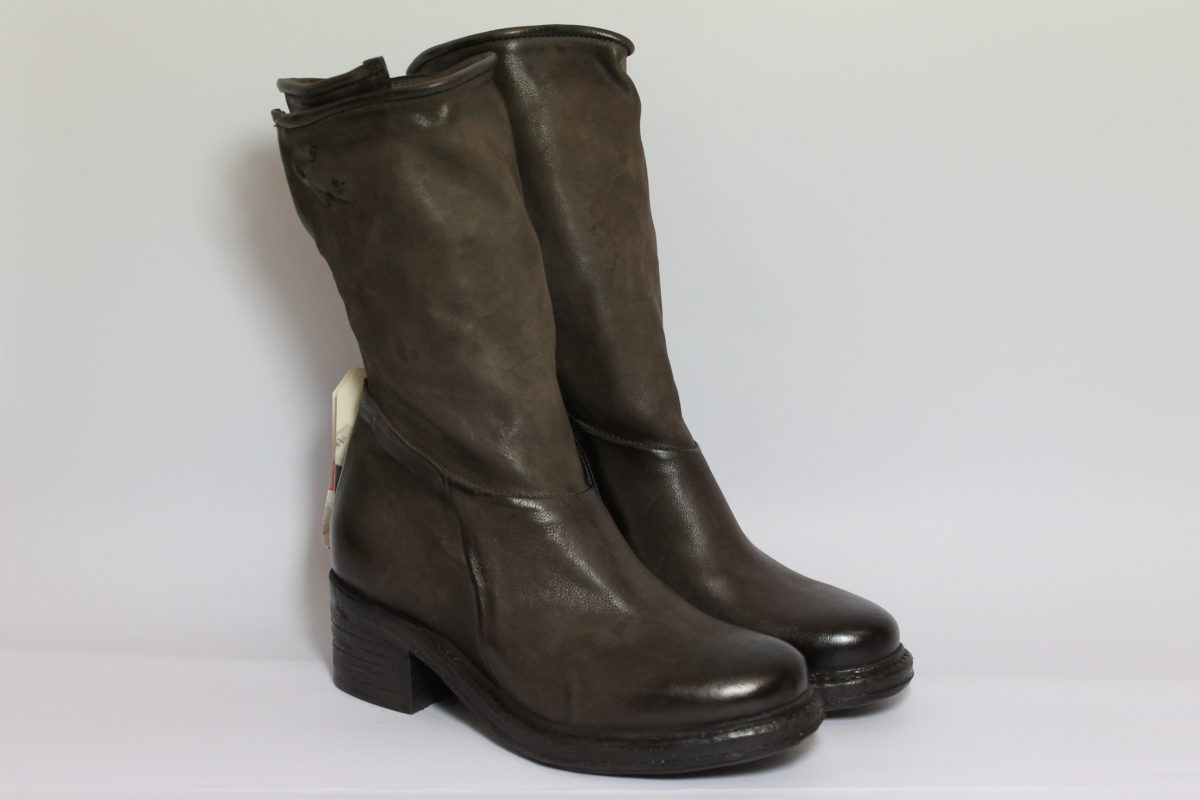 STIVALE PELLE DONNA AS98 261346 MARRONE