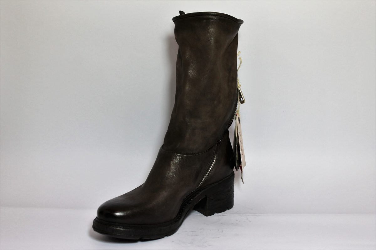 STIVALE PELLE DONNA AS98 261346 MARRONE