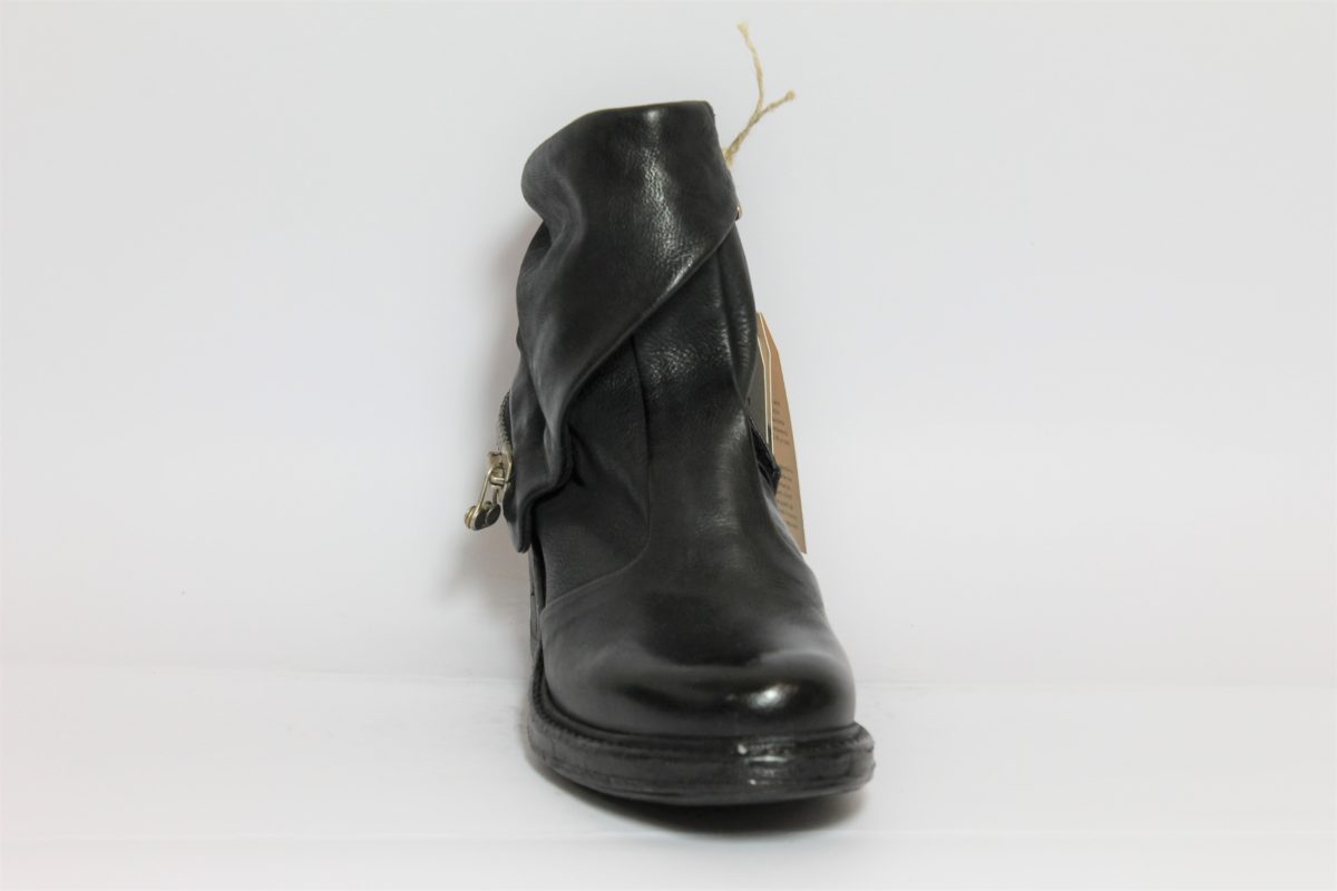 TRONCHETTO PELLE DONNA AS98 261239 NERO
