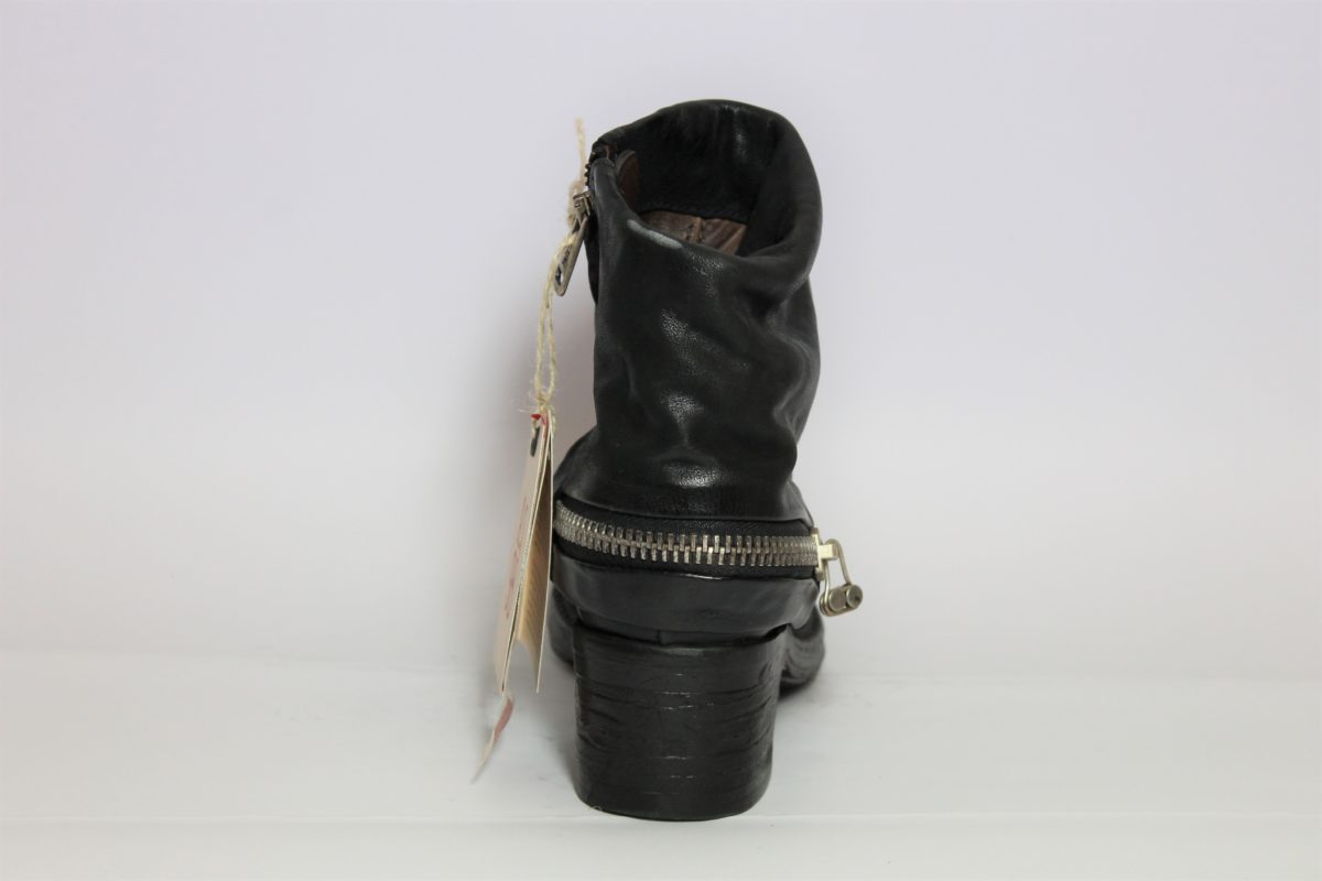 TRONCHETTO PELLE DONNA AS98 261239 NERO