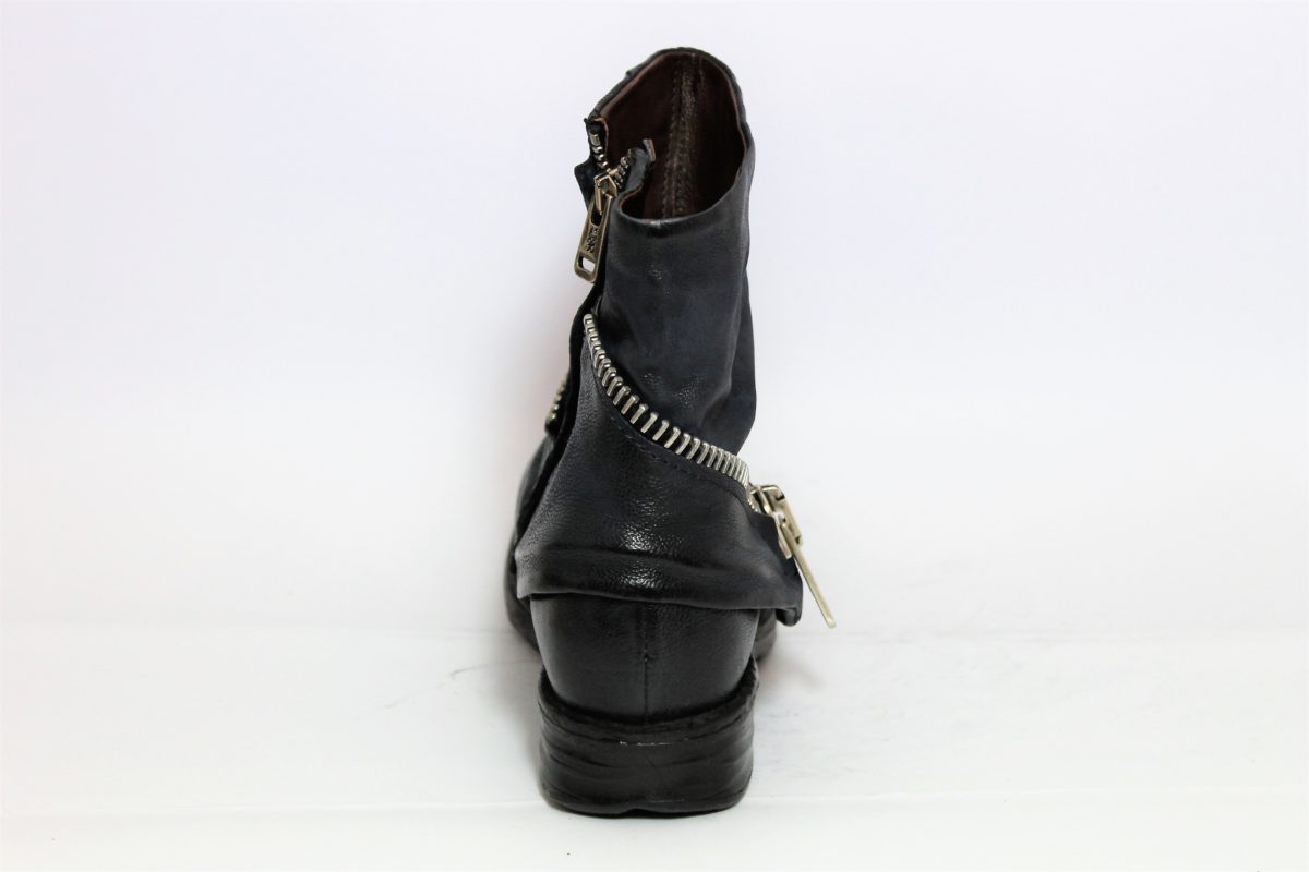 TRONCHETTO PELLE DONNA AS98 269263 BLU