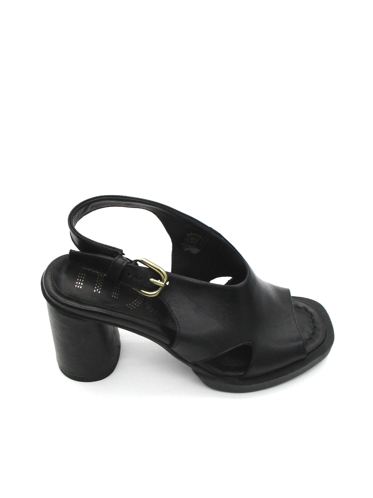 Sandalo pelle tacco donna Mjus Black - T57001 -