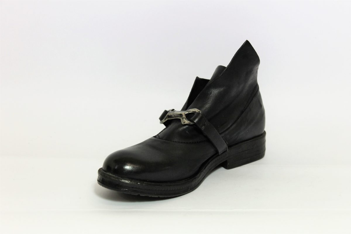 SCARPA PELLE DONNA AS98 207156 NERO