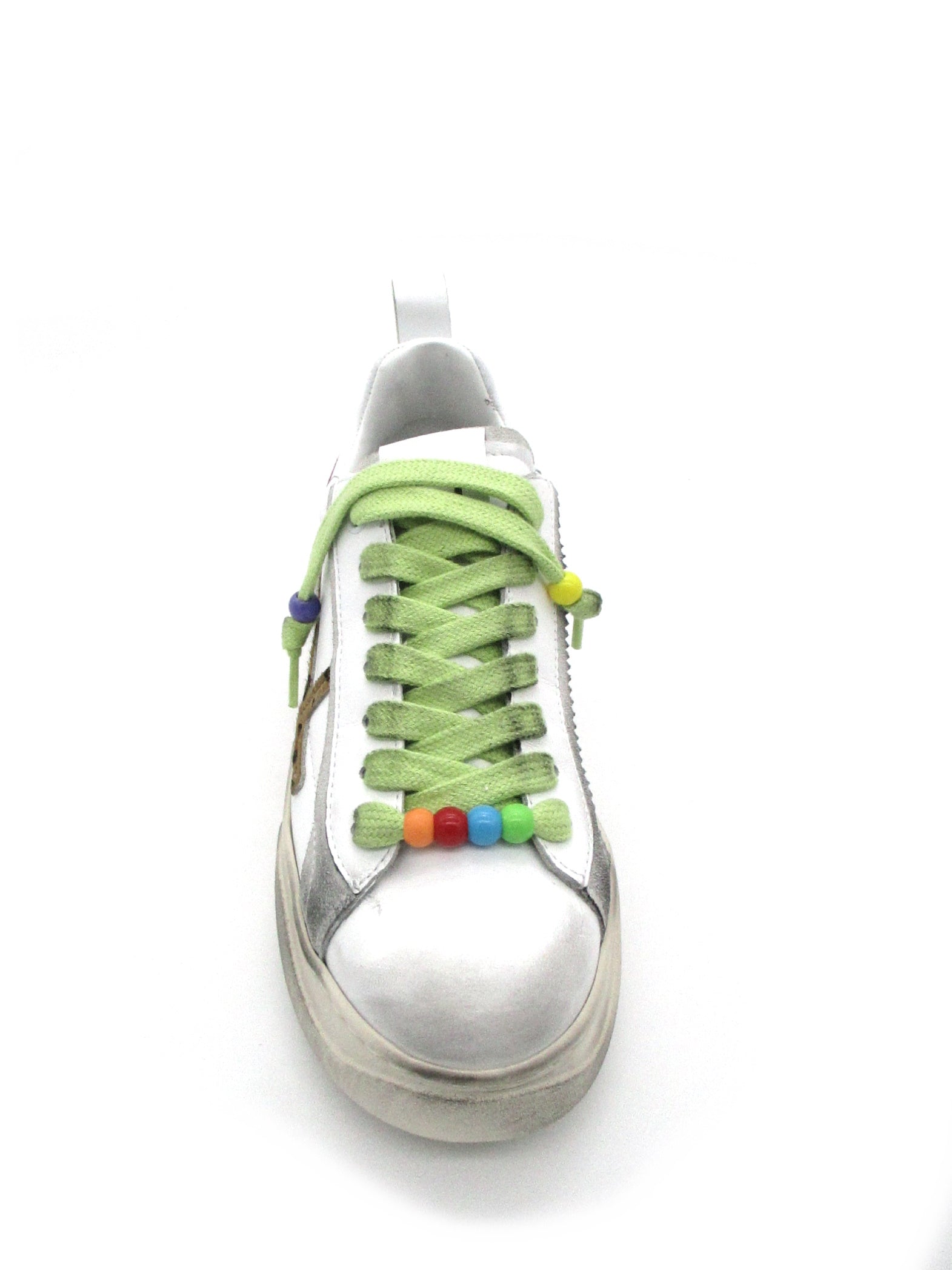 Sneaker pelle donna GIO+ Giada 61 M combi Bianca Fuxia