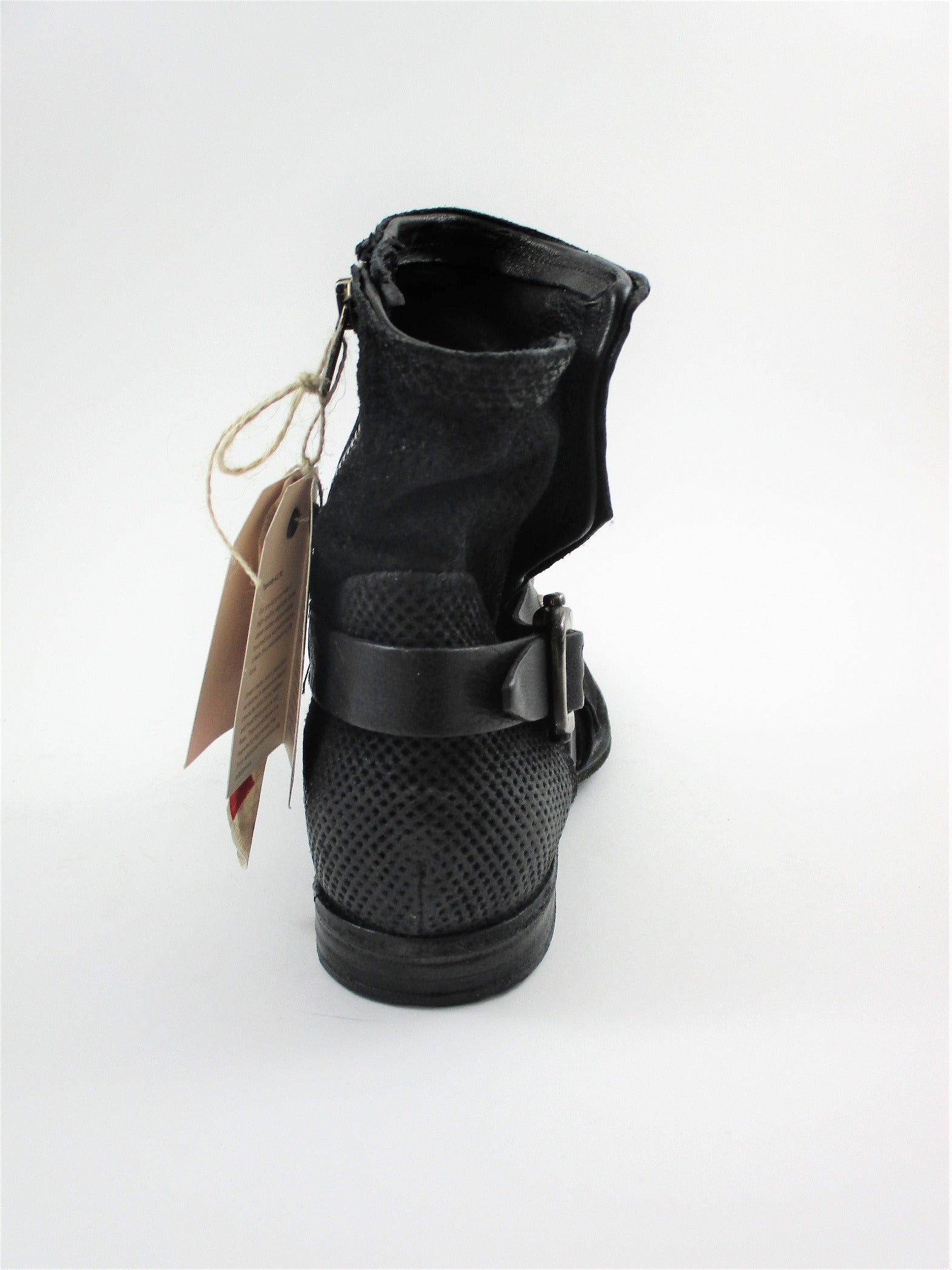 Tronchetto Pelle Donna AS98 639205 nero