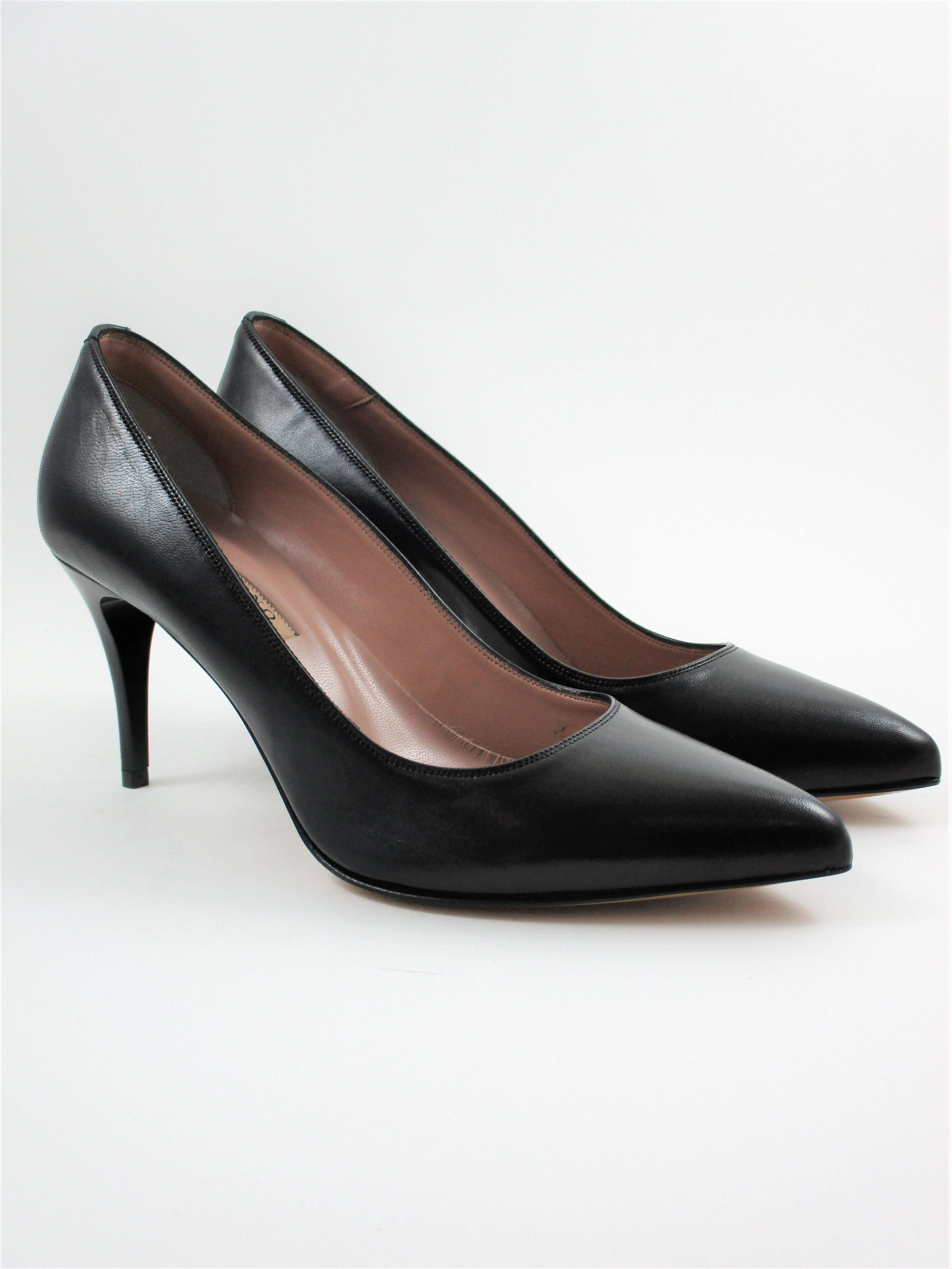 Décolleté pelle donna ALBANO 3958 nero