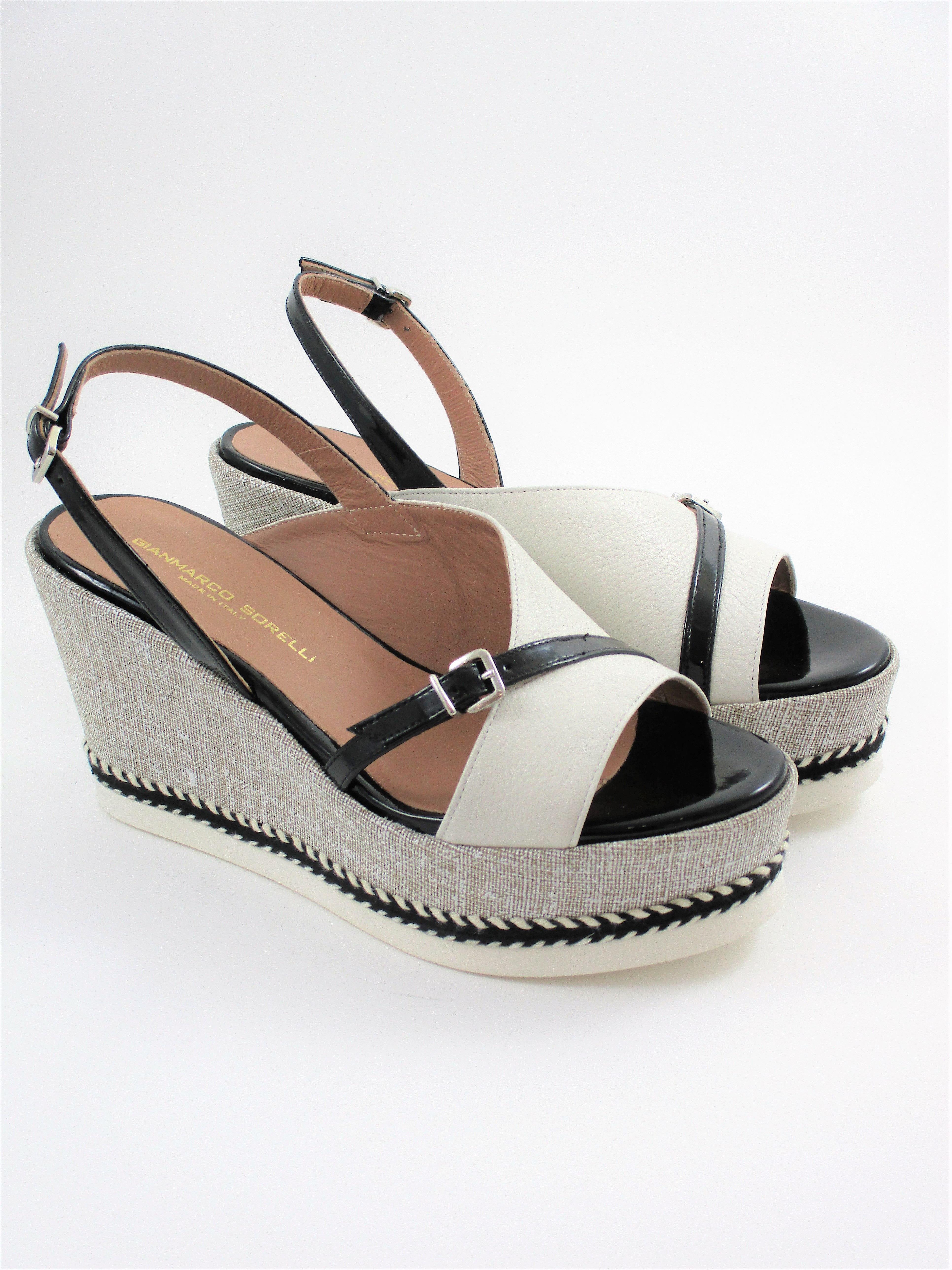 Sandalo donna GIANMARCO SORELLI 2680 bianco