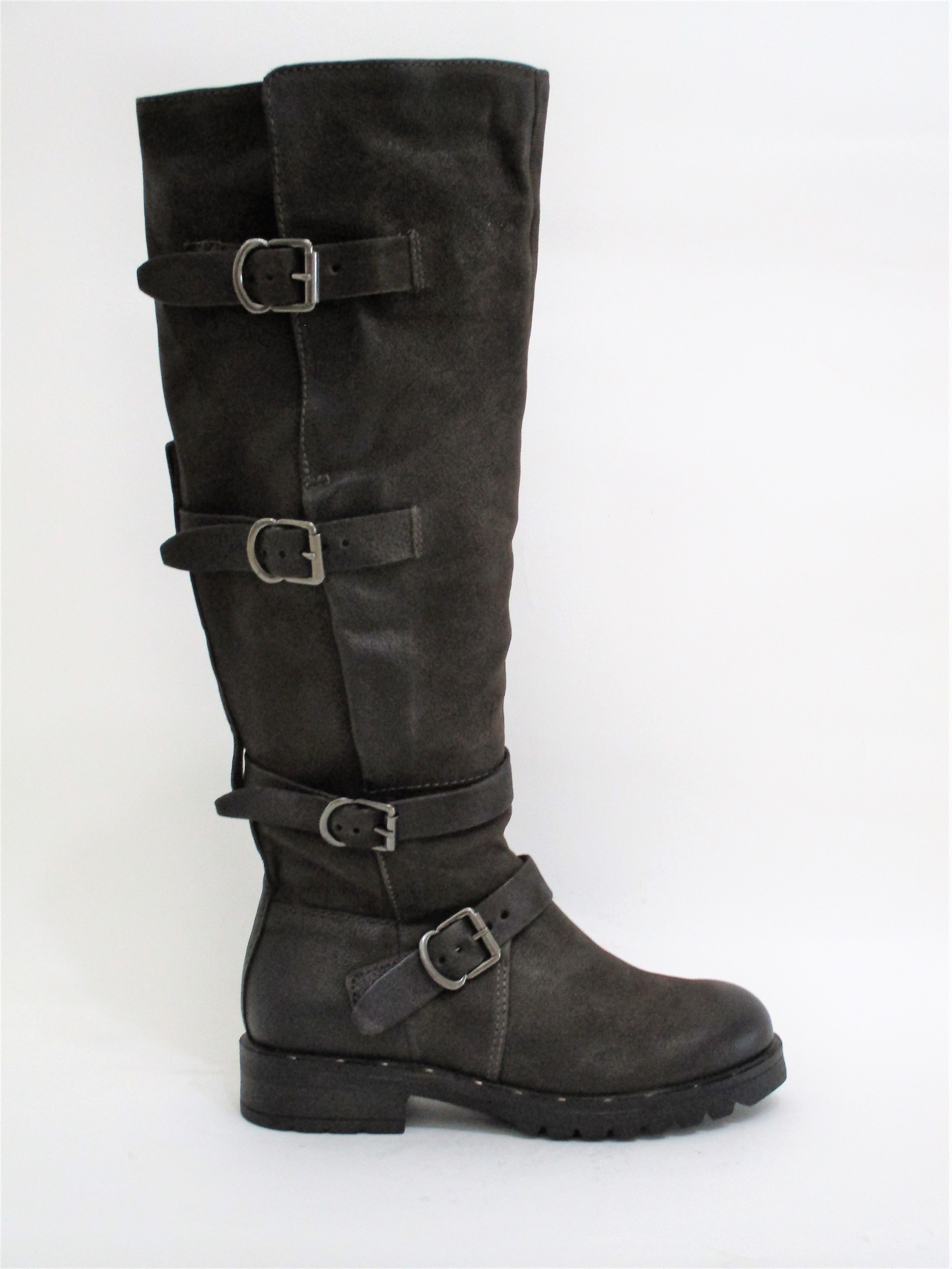 Stivale pelle donna Mjus 190355 ebano