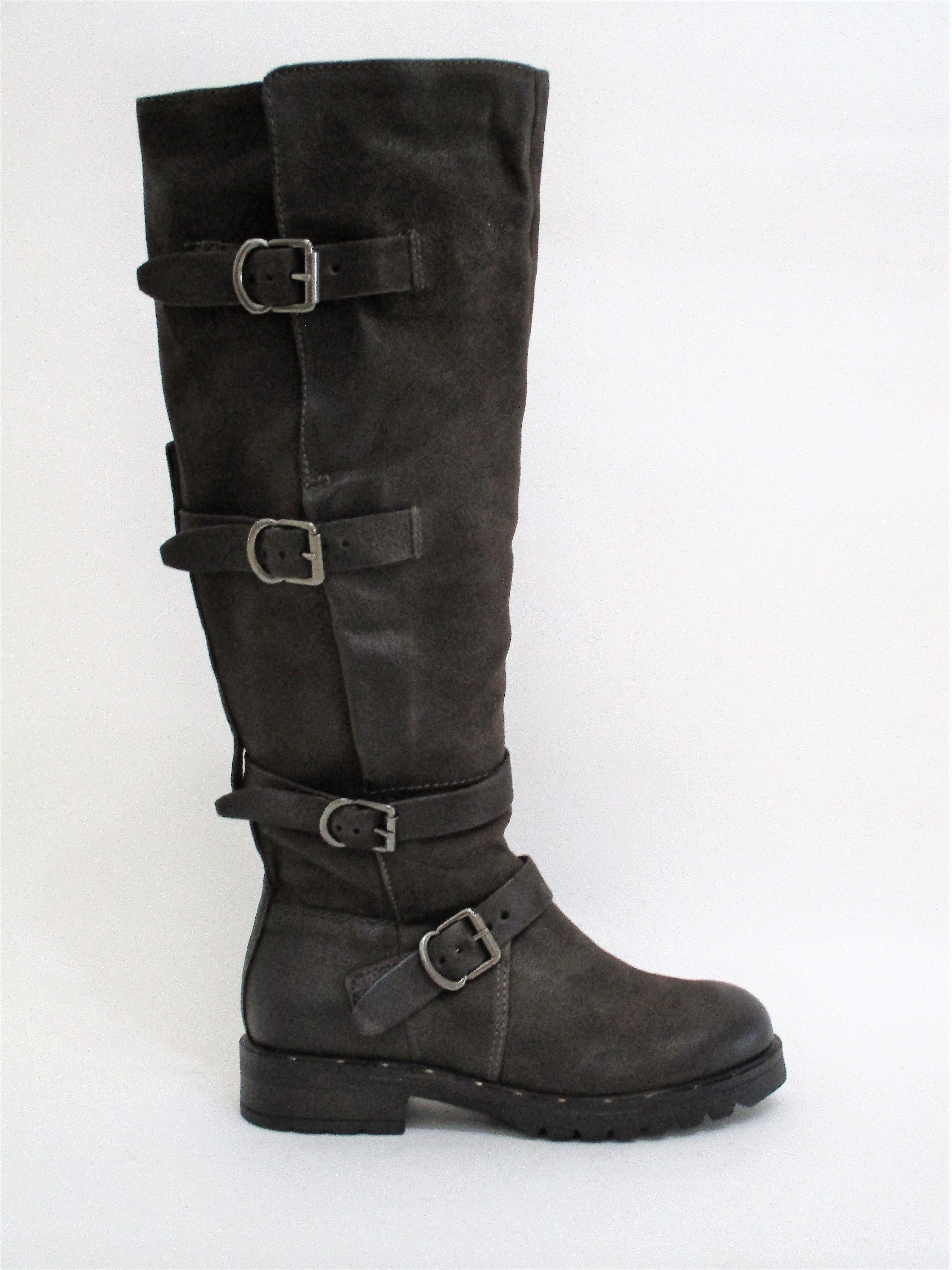 Stivale pelle donna Mjus 190355 ebano