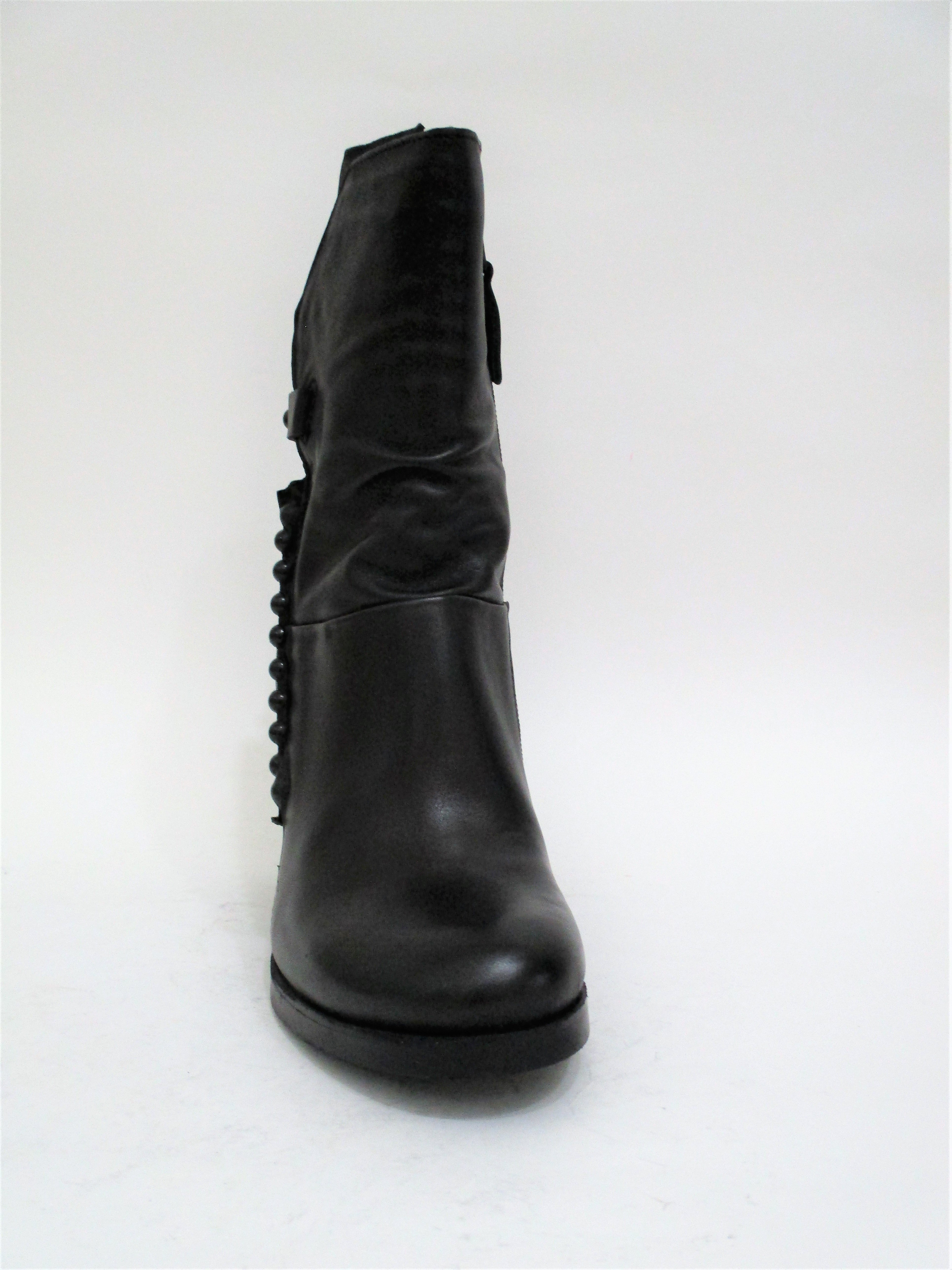 Tronchetto pelle donna MJUS 590206 nero