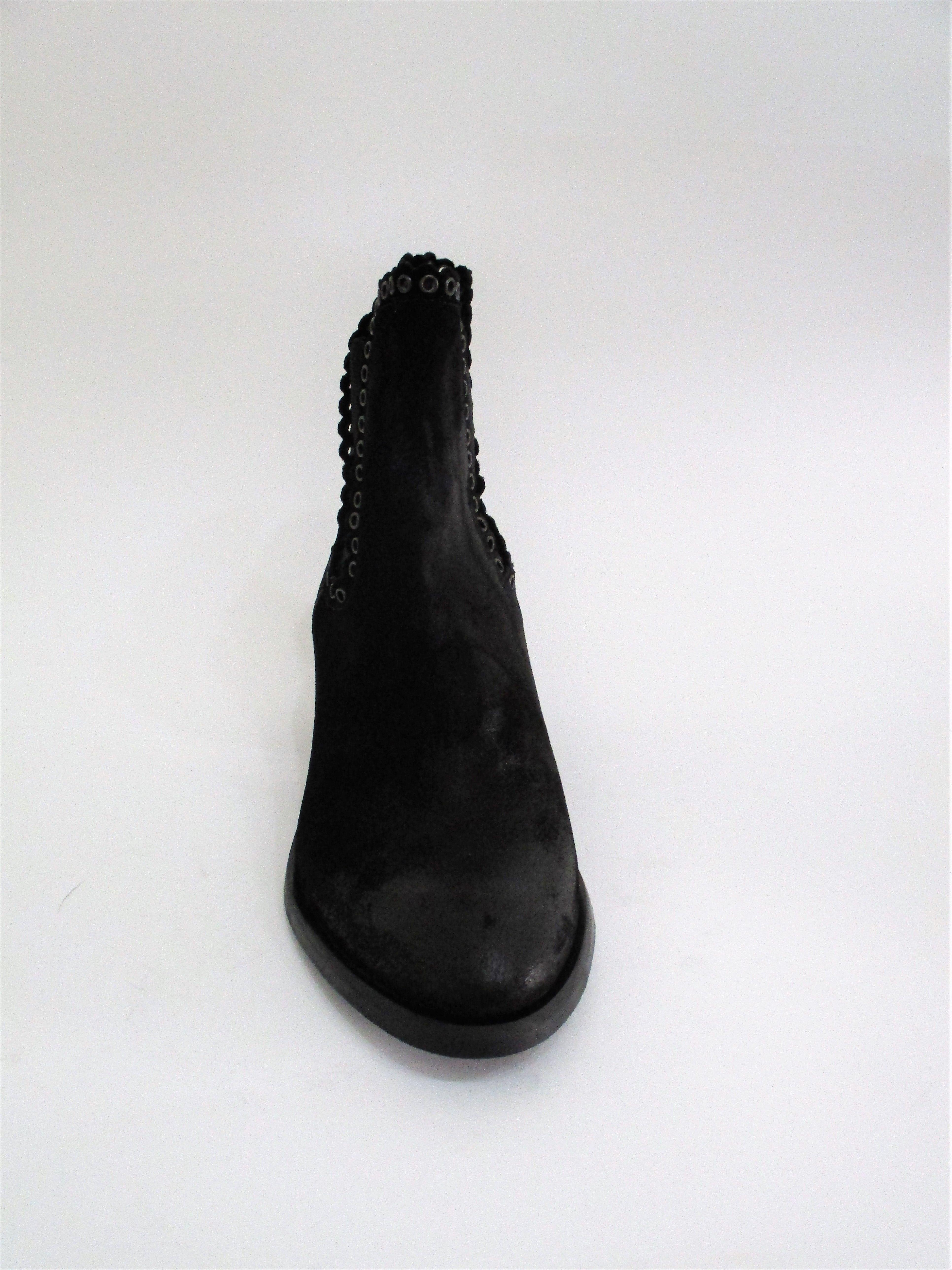 TRONCHETTO CAMOSCIO DONNA FRU.IT 5038 NERO